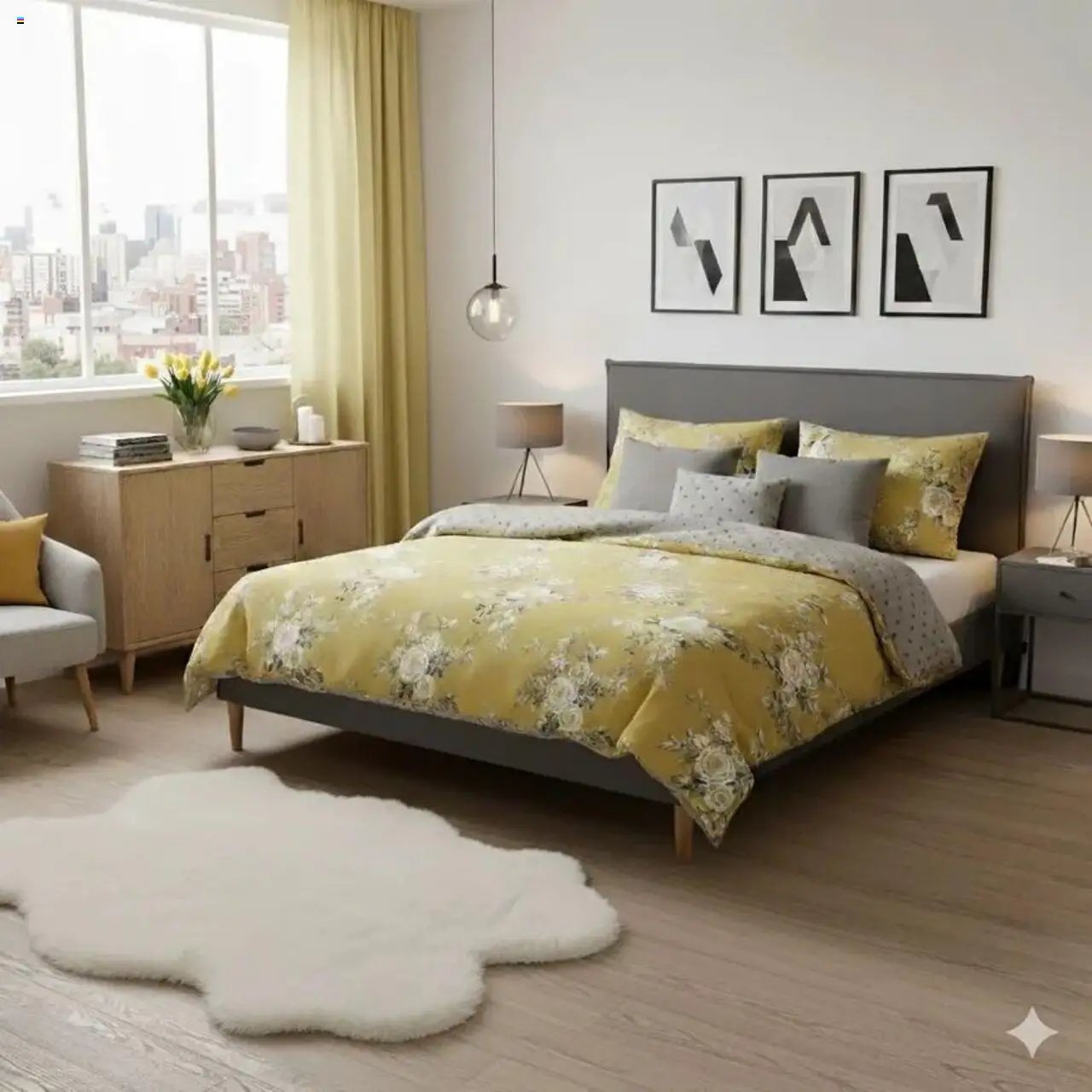 Bonami leták od 01.09.2025 Moderná spálňa v sivo-žltých tónoch (2025-09-01 - 2025-12-31) | 3