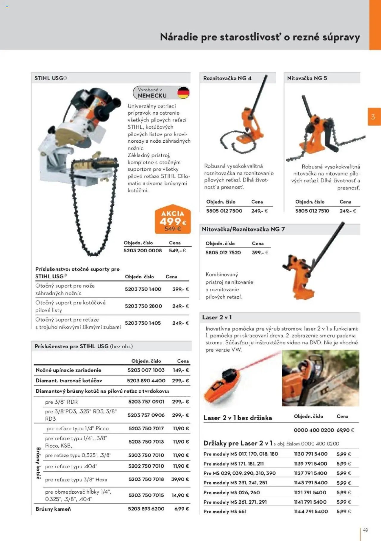 STIHL leták od 29.09.2025 Katalóg (2025-09-29) | 49