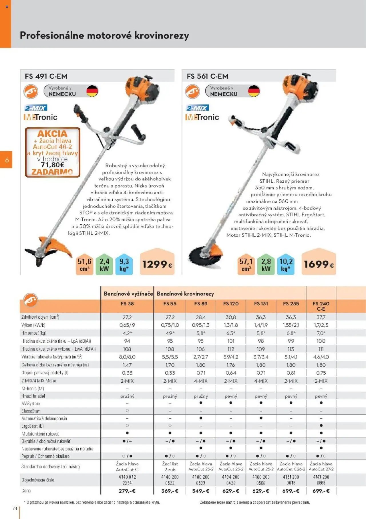 STIHL leták od 29.09.2025 Katalóg (2025-09-29) | 74