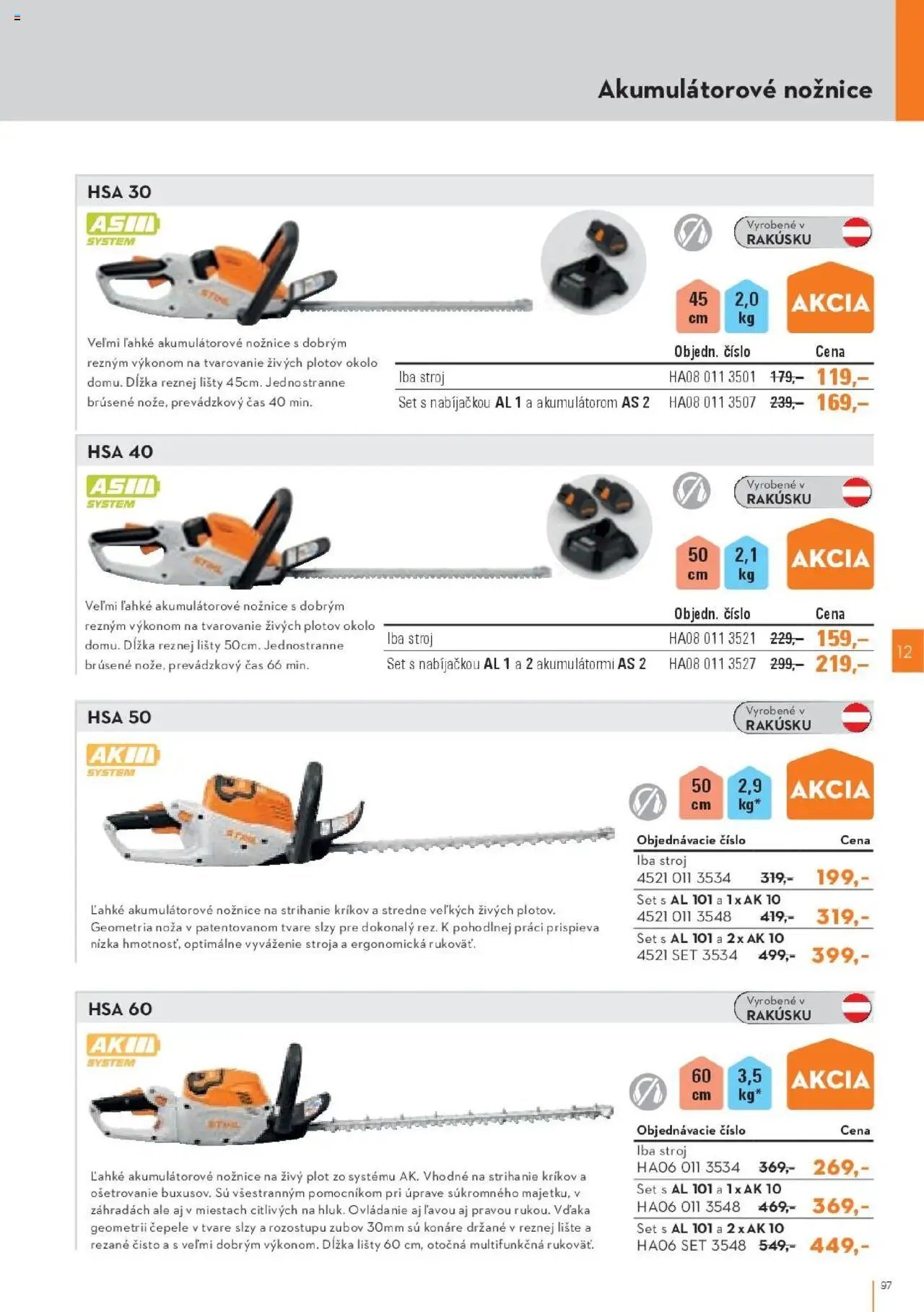STIHL leták od 29.09.2025 Katalóg (2025-09-29) | 97
