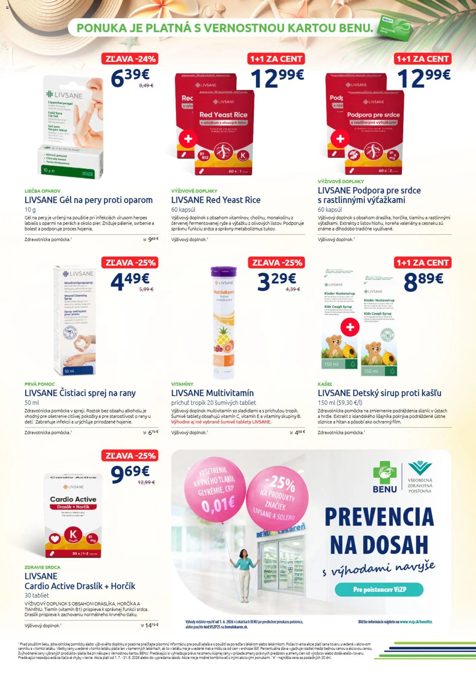 BENU Lekáreň leták od 01.07.2026 BENU Lekáreň leták