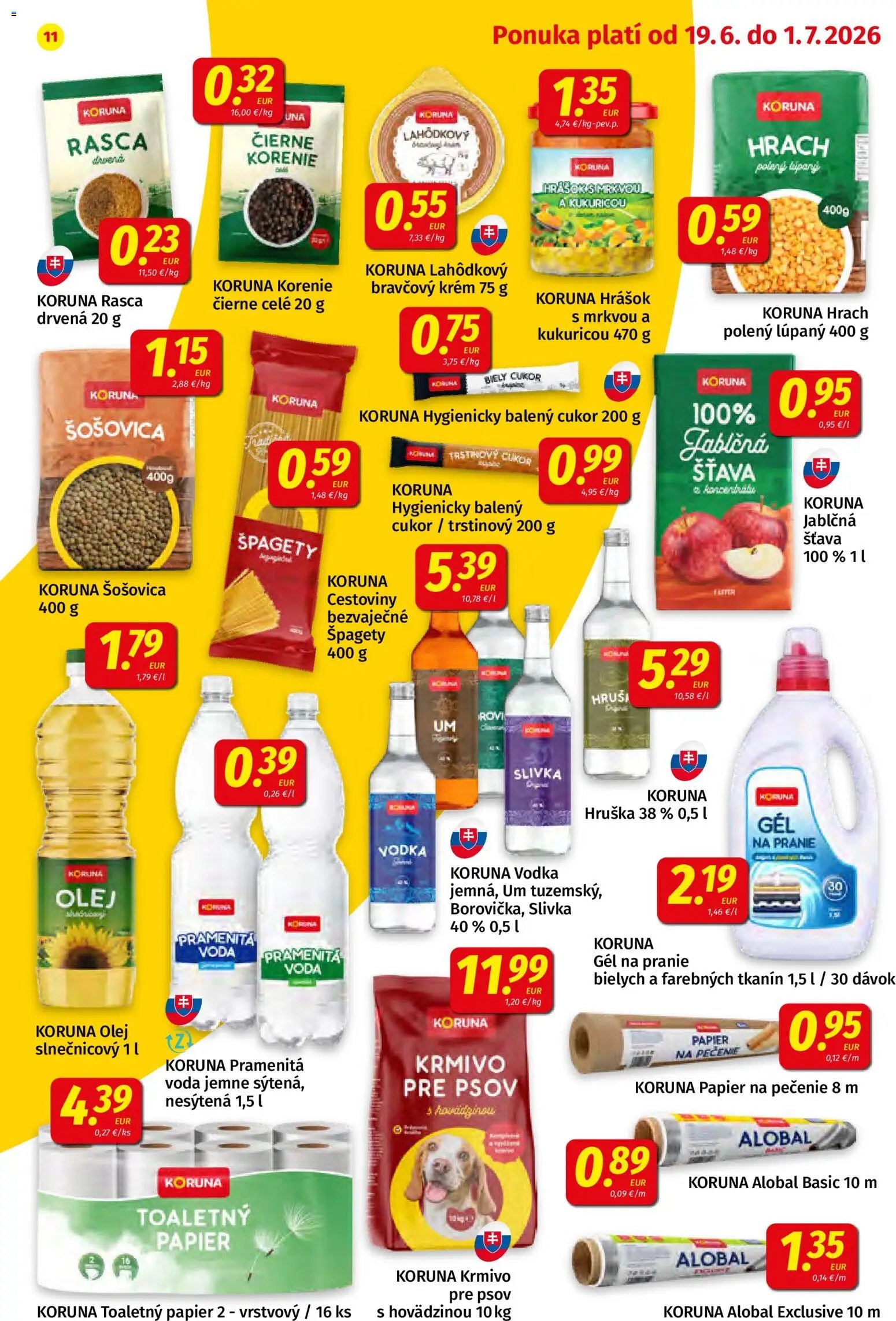 Koruna leták od 19.06.2026 Koruna leták