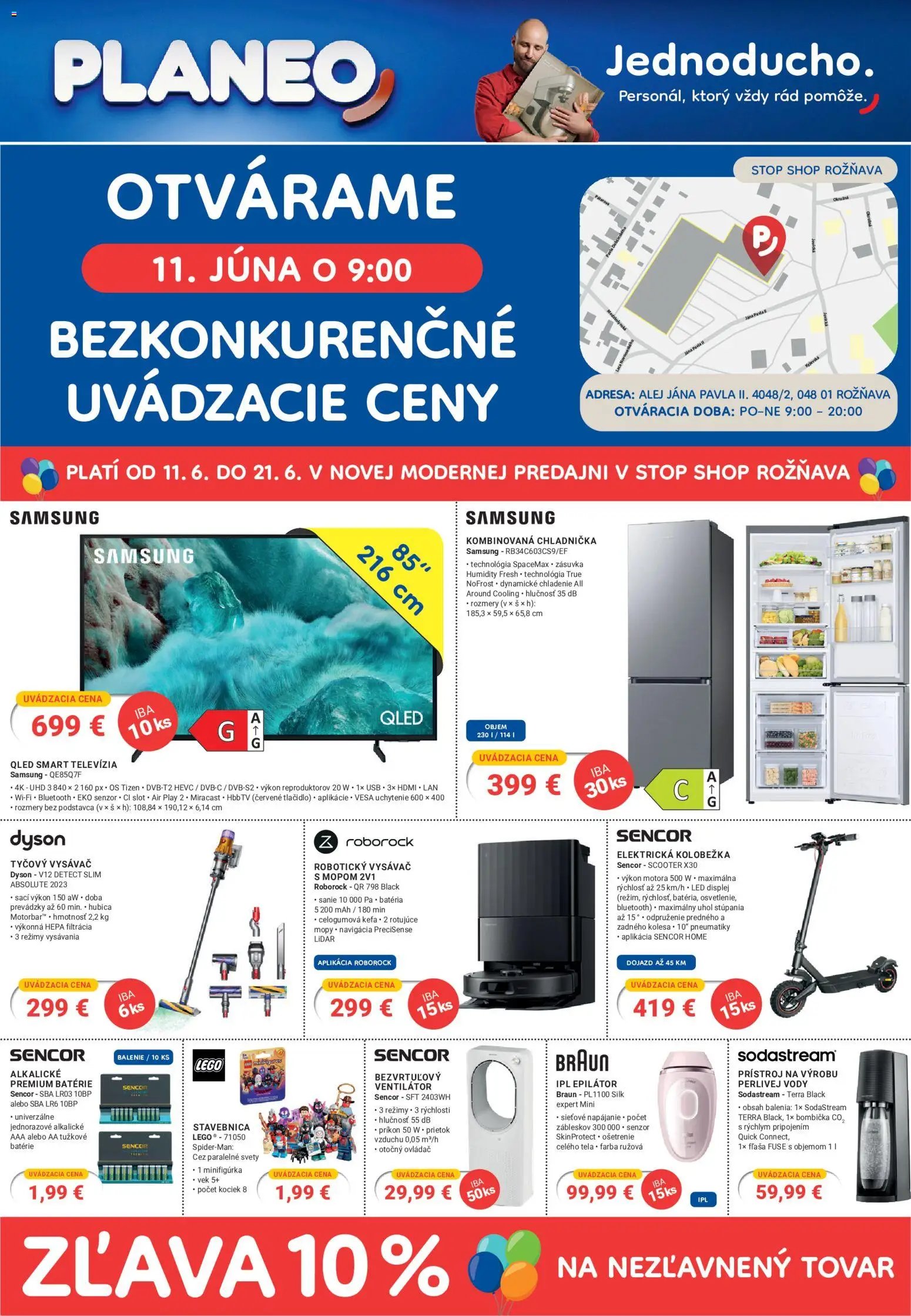 Planeo Elektro leták od 11.06.2026 Planeo Elektro nová predajňa - Rožňava
