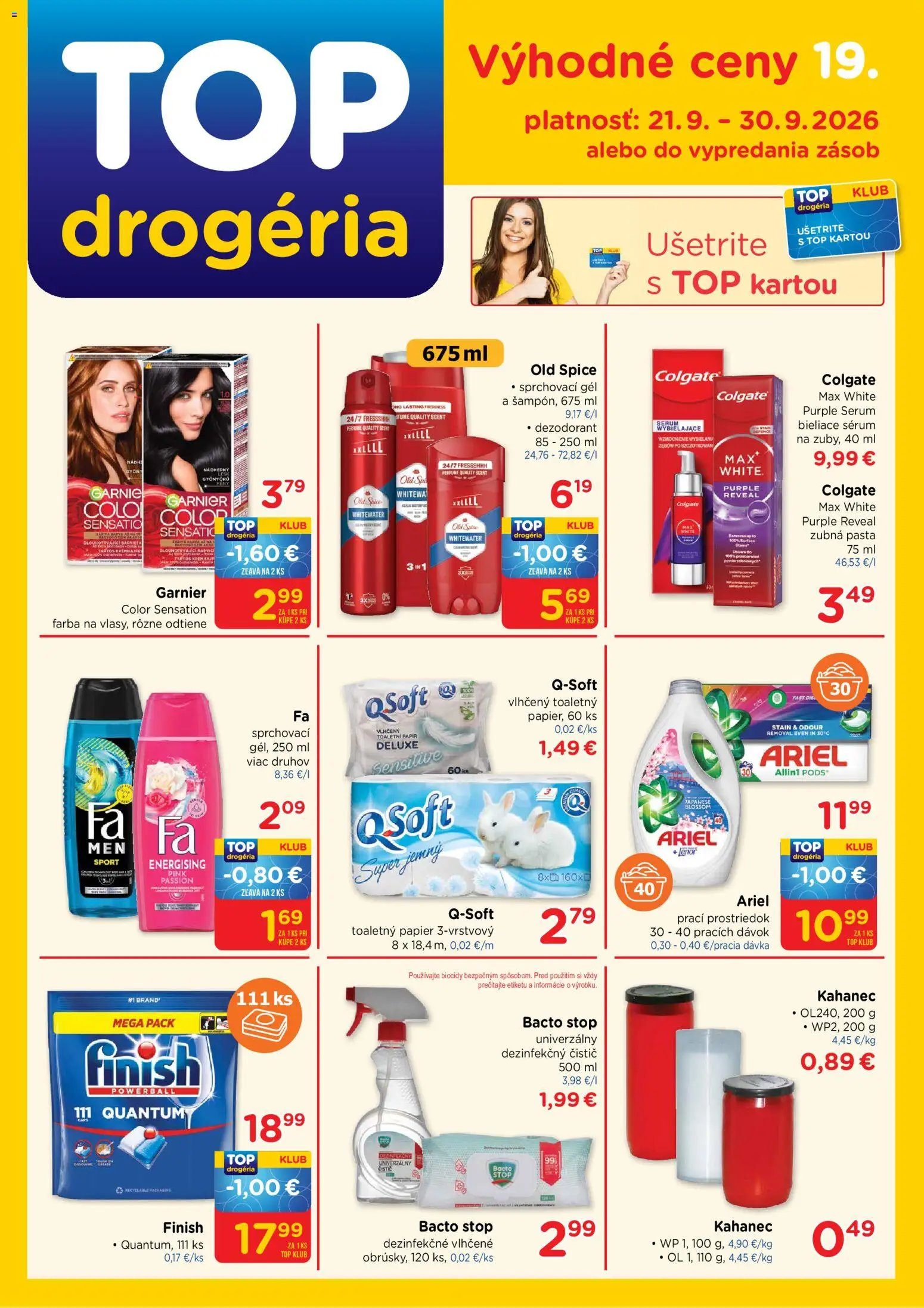 TOP Drogéria leták od 21.09.2026 TOP Drogéria leták