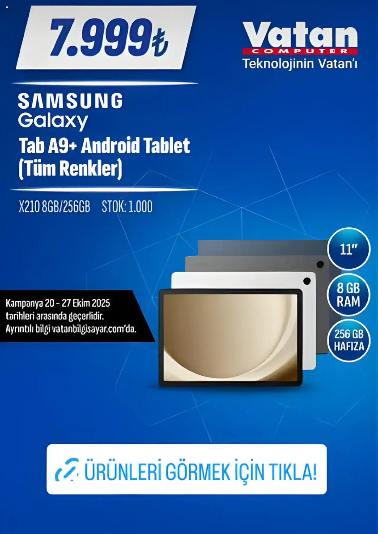 Vatan Bilgisayar tarihli katalog 20 1010 2025 İndirim