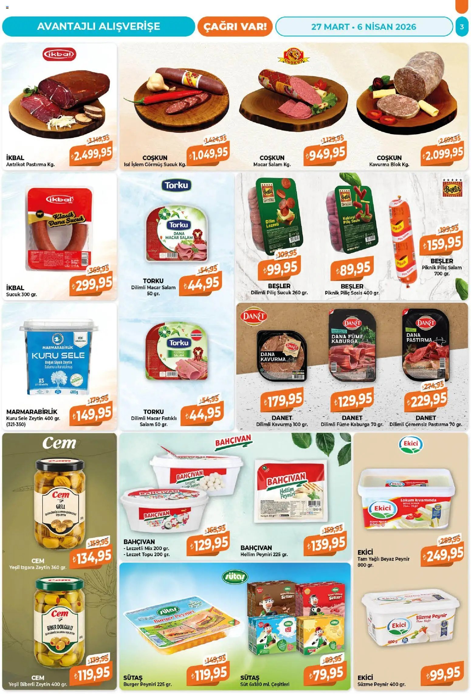 Çağrı Market tarihli katalog 27 0303 2026 Çağrı Market Katalog