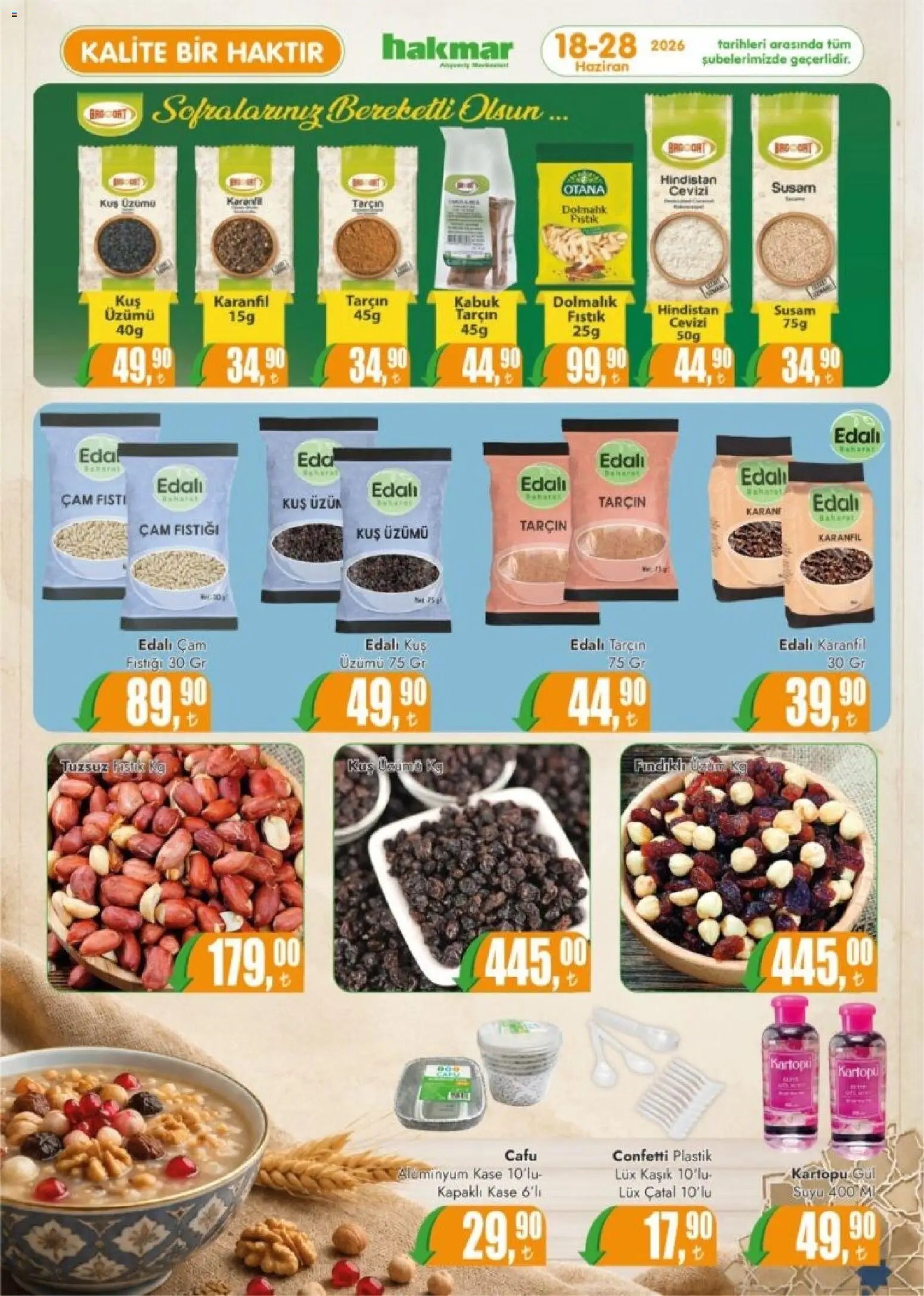Hakmar tarihli katalog 18 0606 2026 Hakmar - İndirim