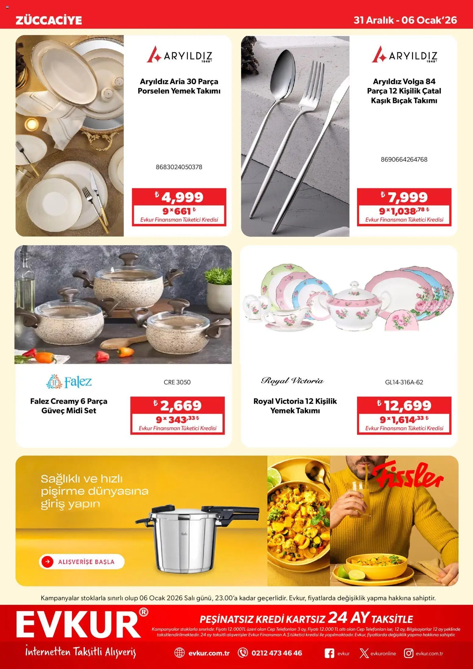 Evkur tarihli katalog 31 1212 2025 Katalog