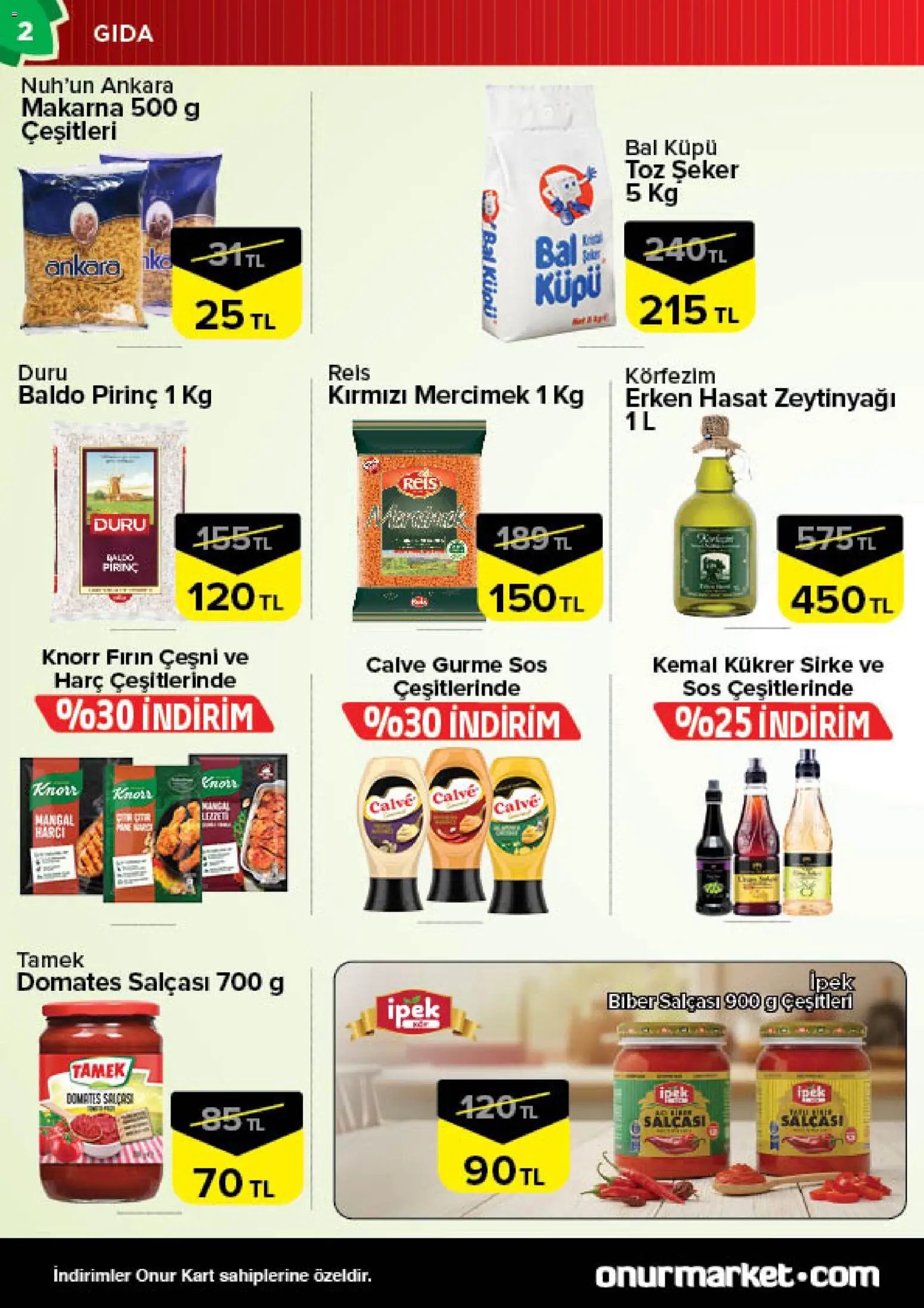 Onur Market tarihli katalog 02 0101 2026 Katalog - İstanbul