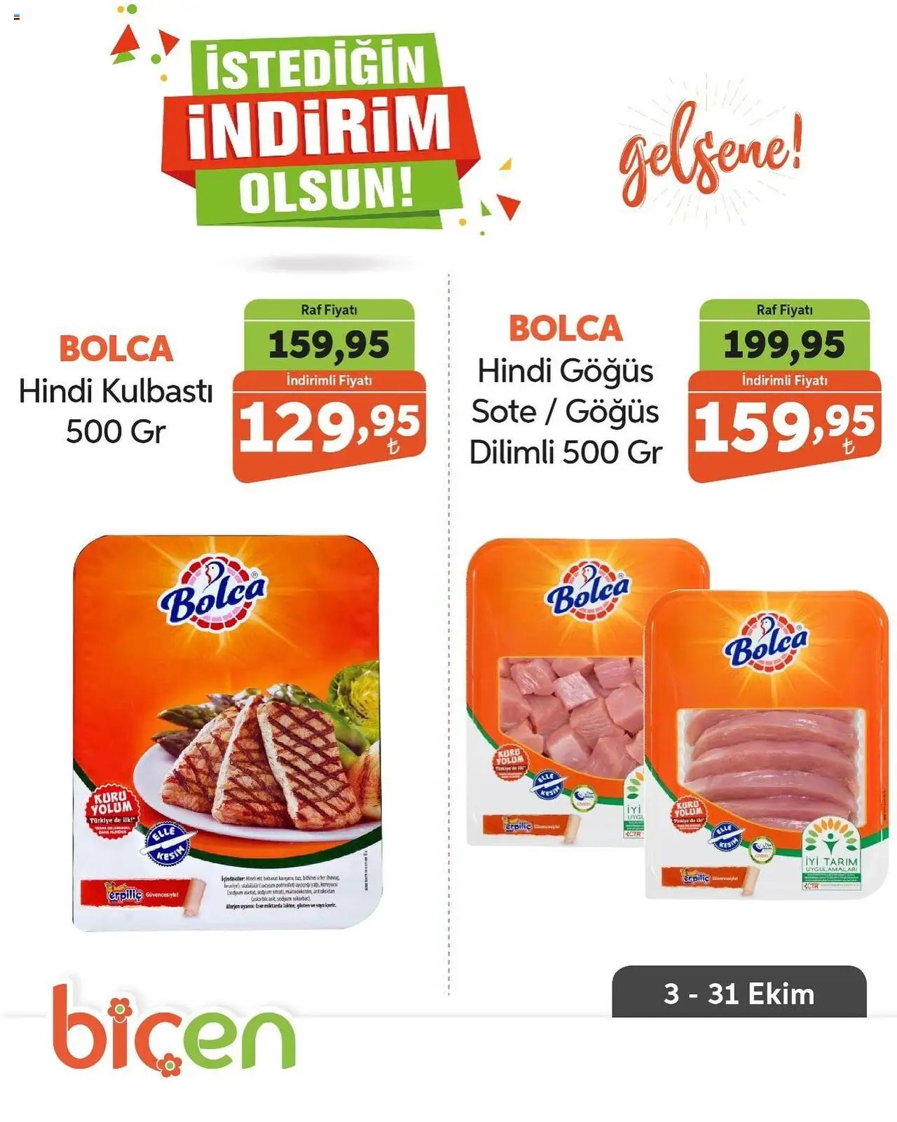 Biçen Market tarihli katalog 03 1010 2025 İndirim