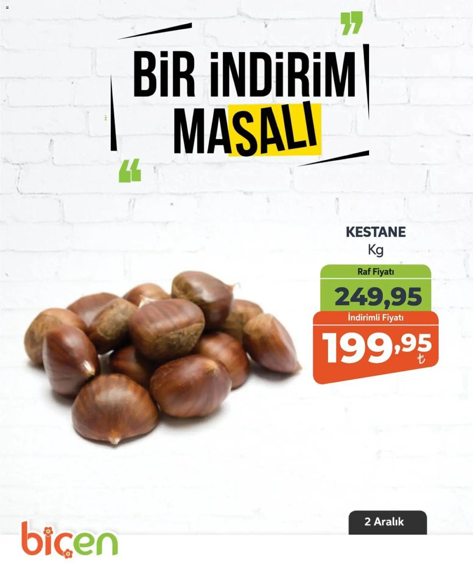 Biçen Market tarihli katalog 02 1212 2025 Bir İndirim MaSalı - meyve