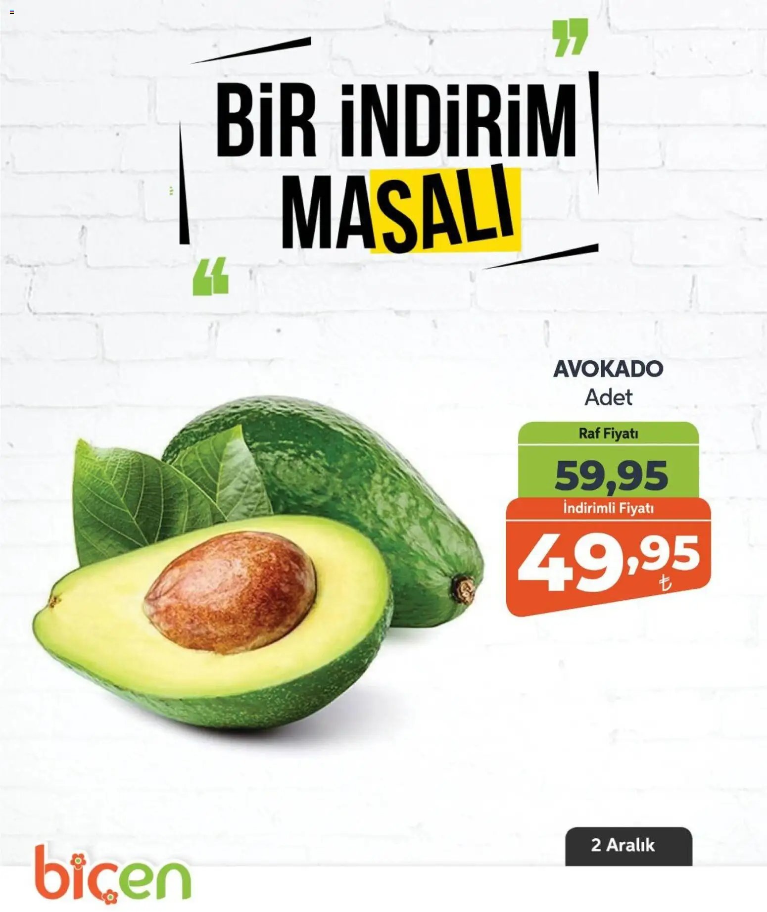 Biçen Market tarihli katalog 02 1212 2025 Bir İndirim MaSalı - meyve