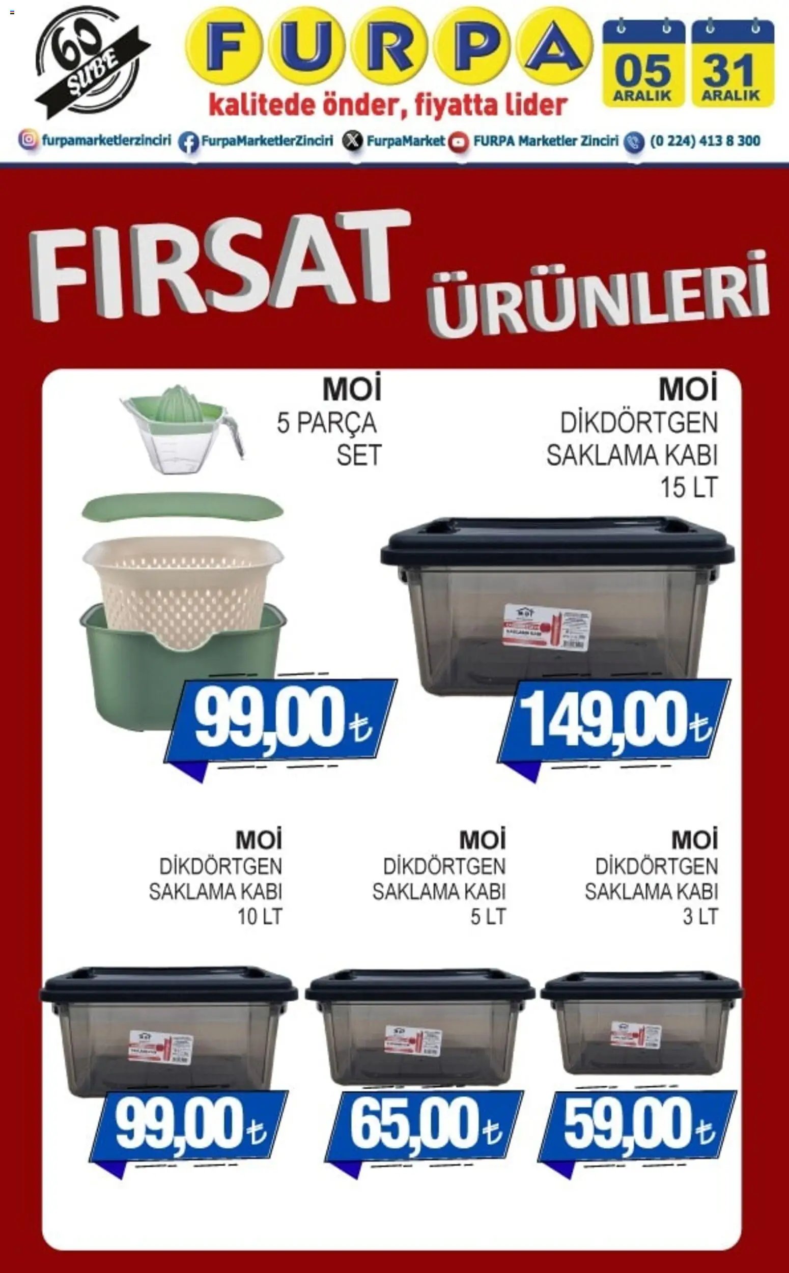 Furpa tarihli katalog 05 1212 2025 Fırsat ürünleri