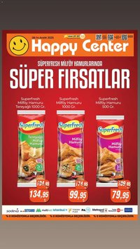 Happy Center tarihli katalog 06 1212 2025 Süper fırsatlar