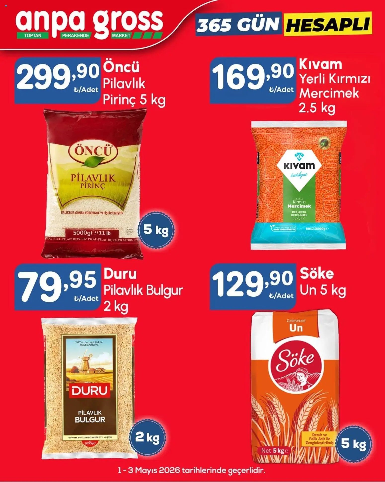 Anpa Gross tarihli katalog 01 0505 2026 Anpa Gross Katalog Cuma-Pazar