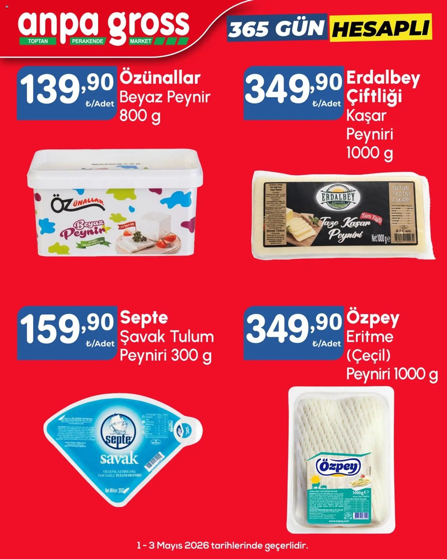 Anpa Gross tarihli katalog 01 0505 2026 Anpa Gross Katalog Cuma-Pazar