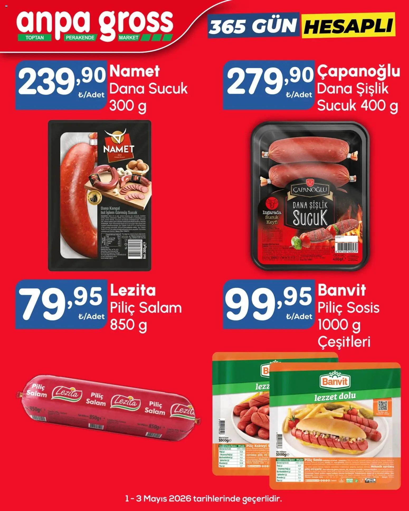 Anpa Gross tarihli katalog 01 0505 2026 Anpa Gross Katalog Cuma-Pazar