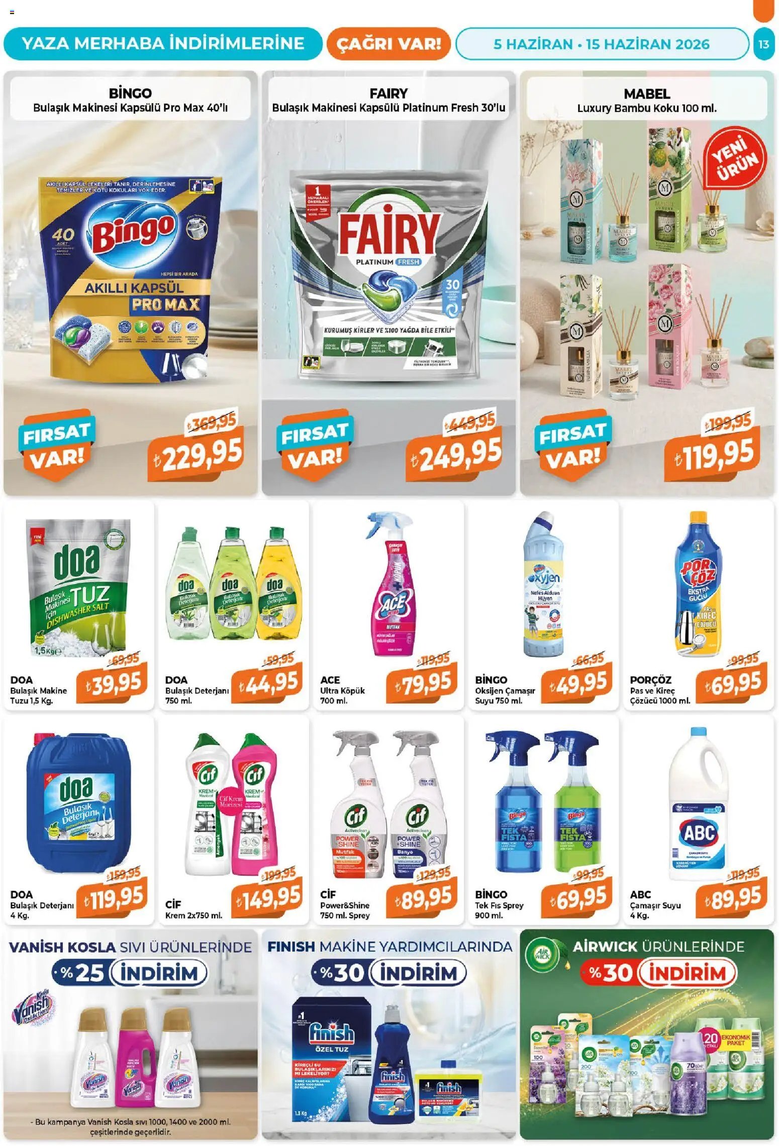 Çağrı Market tarihli katalog 05 0606 2026 Çağrı Market Katalog