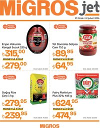 Migros tarihli katalog 29 0101 2026 Migros Jet Dijital