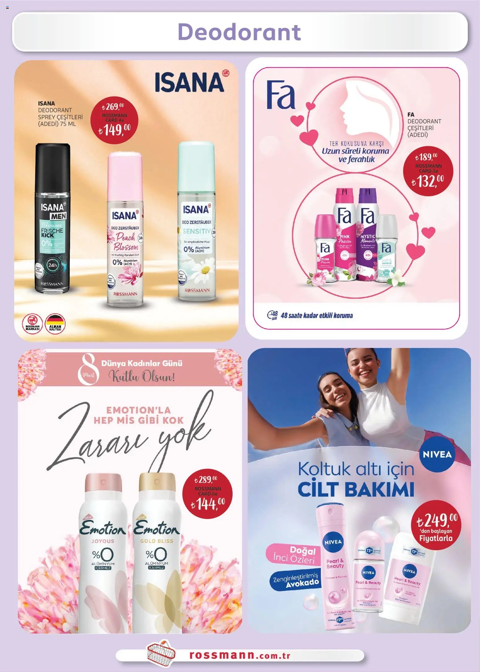 Rossmann tarihli katalog 02 0303 2026 Rossmann - Mart Kişisel Bakım Kataloğu