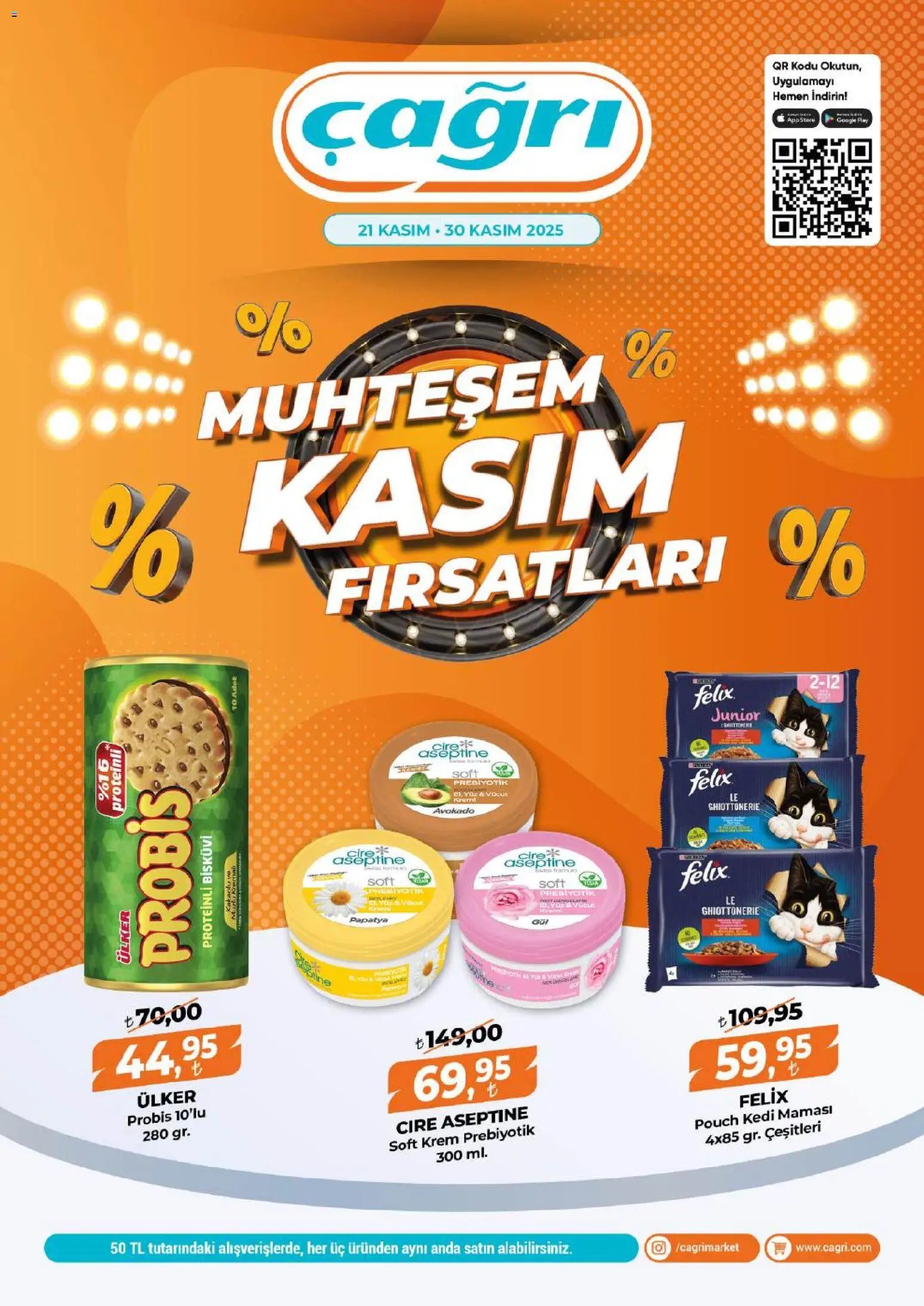 Çağrı Market tarihli katalog 21 1111 2025 Black Friday