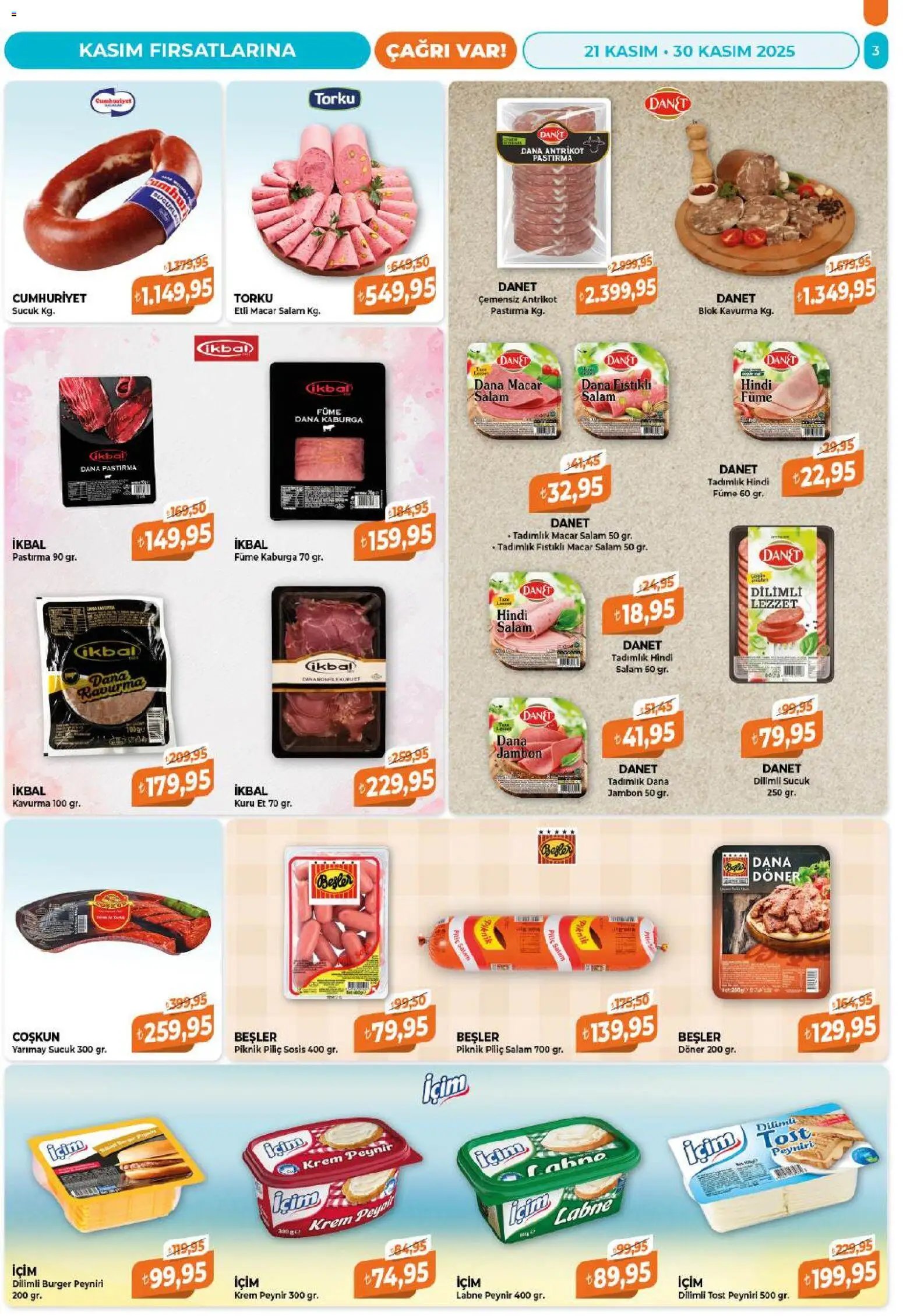 Çağrı Market tarihli katalog 21 1111 2025 Black Friday