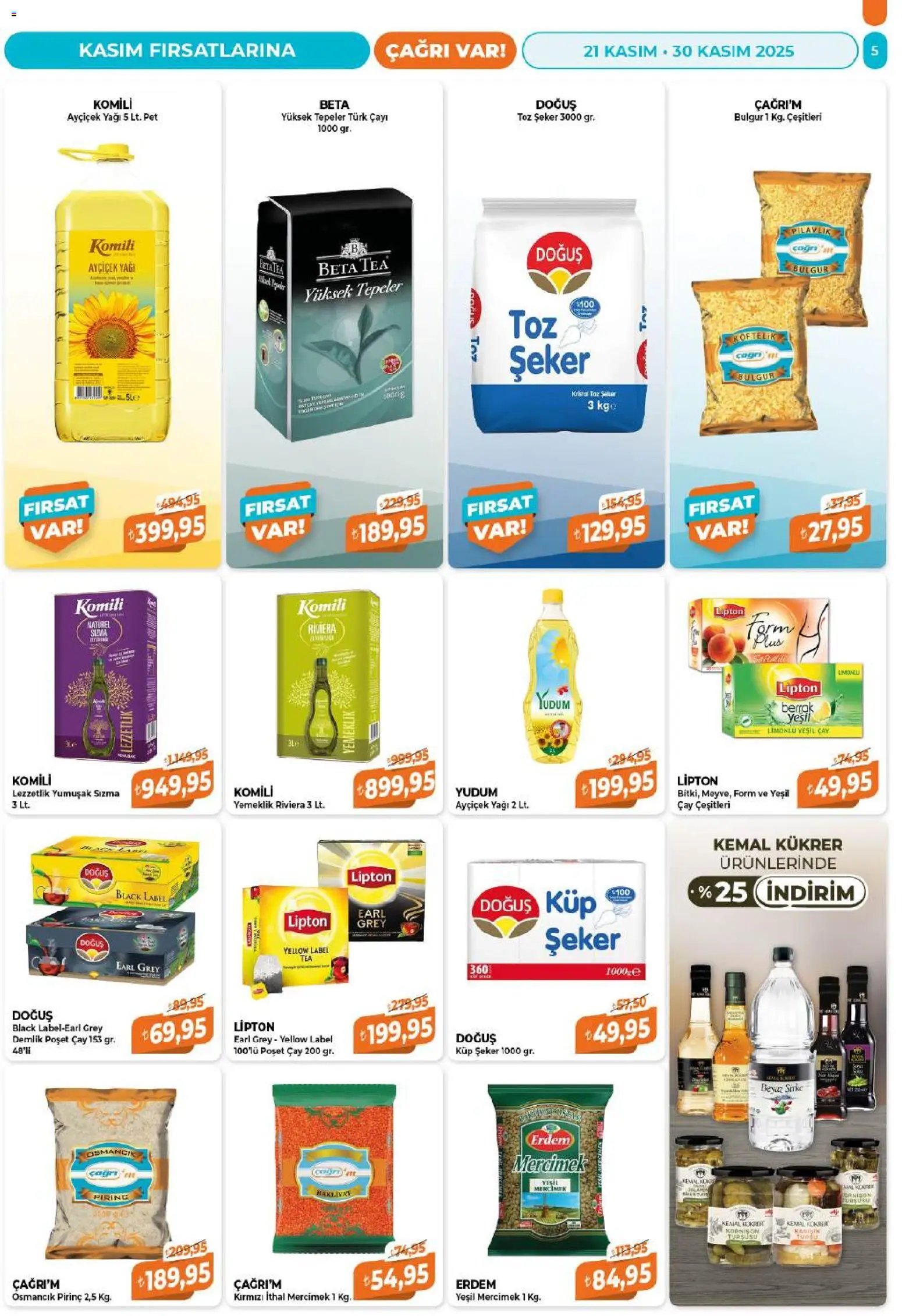 Çağrı Market tarihli katalog 21 1111 2025 Black Friday