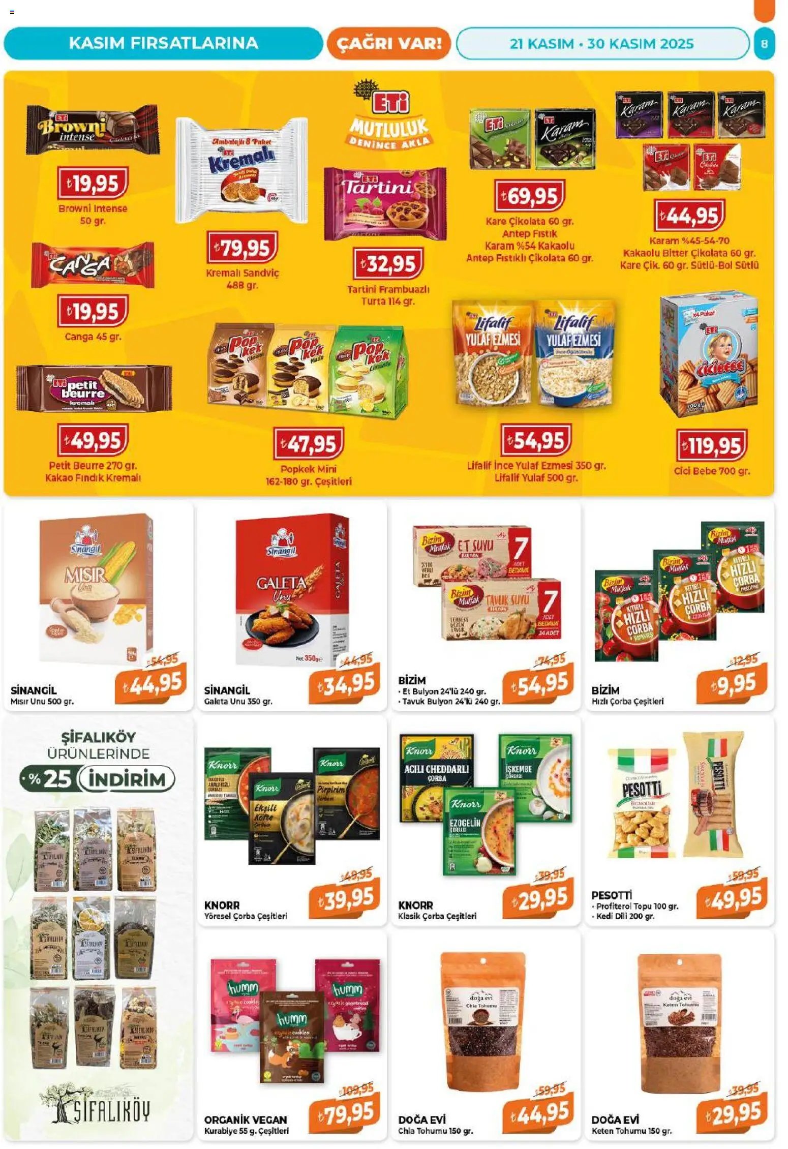Çağrı Market tarihli katalog 21 1111 2025 Black Friday