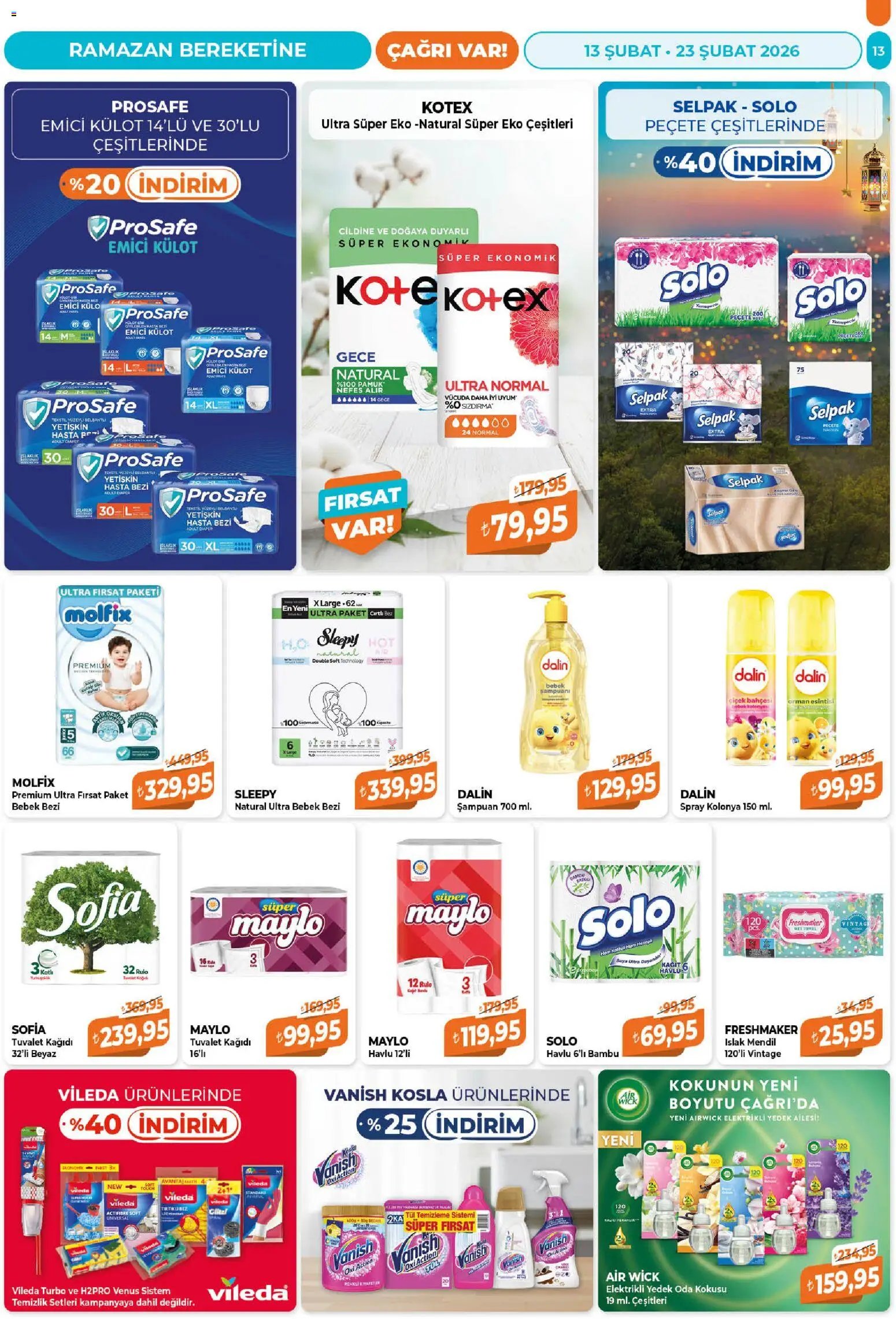 Çağrı Market tarihli katalog 13 0202 2026 Katalog
