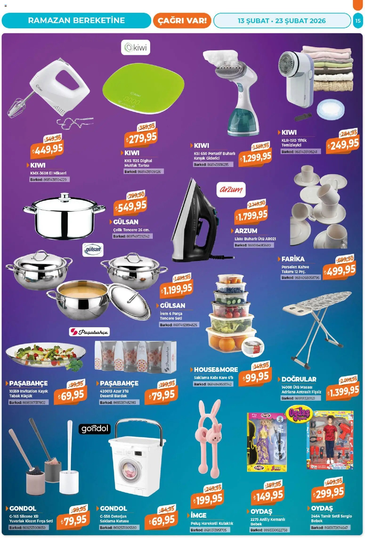 Çağrı Market tarihli katalog 13 0202 2026 Katalog