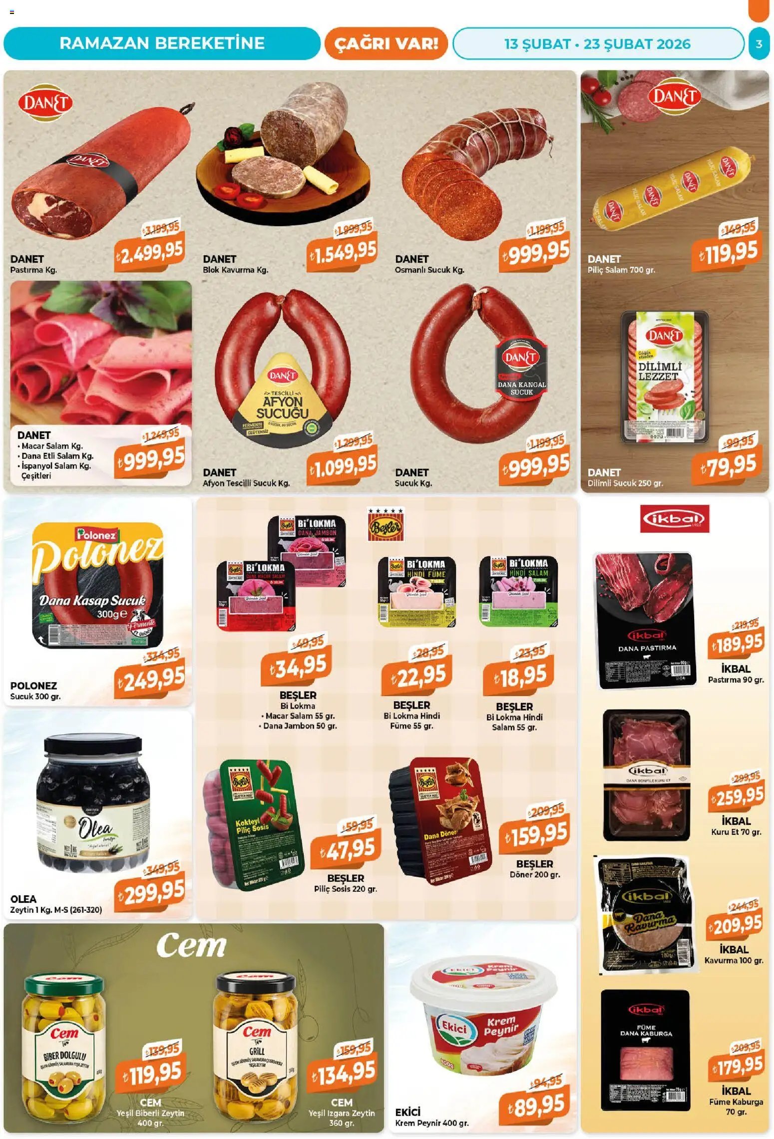 Çağrı Market tarihli katalog 13 0202 2026 Katalog