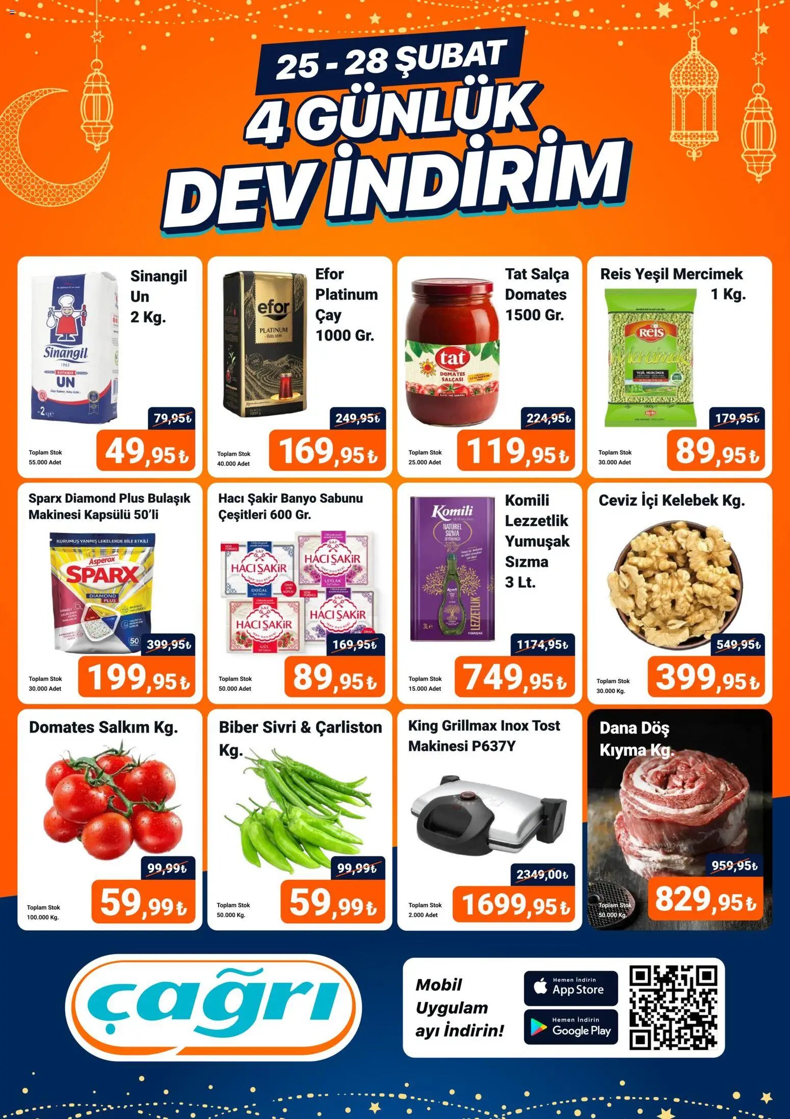 Çağrı Market tarihli katalog 25 0202 2026 4 Günlük Dev İndirim