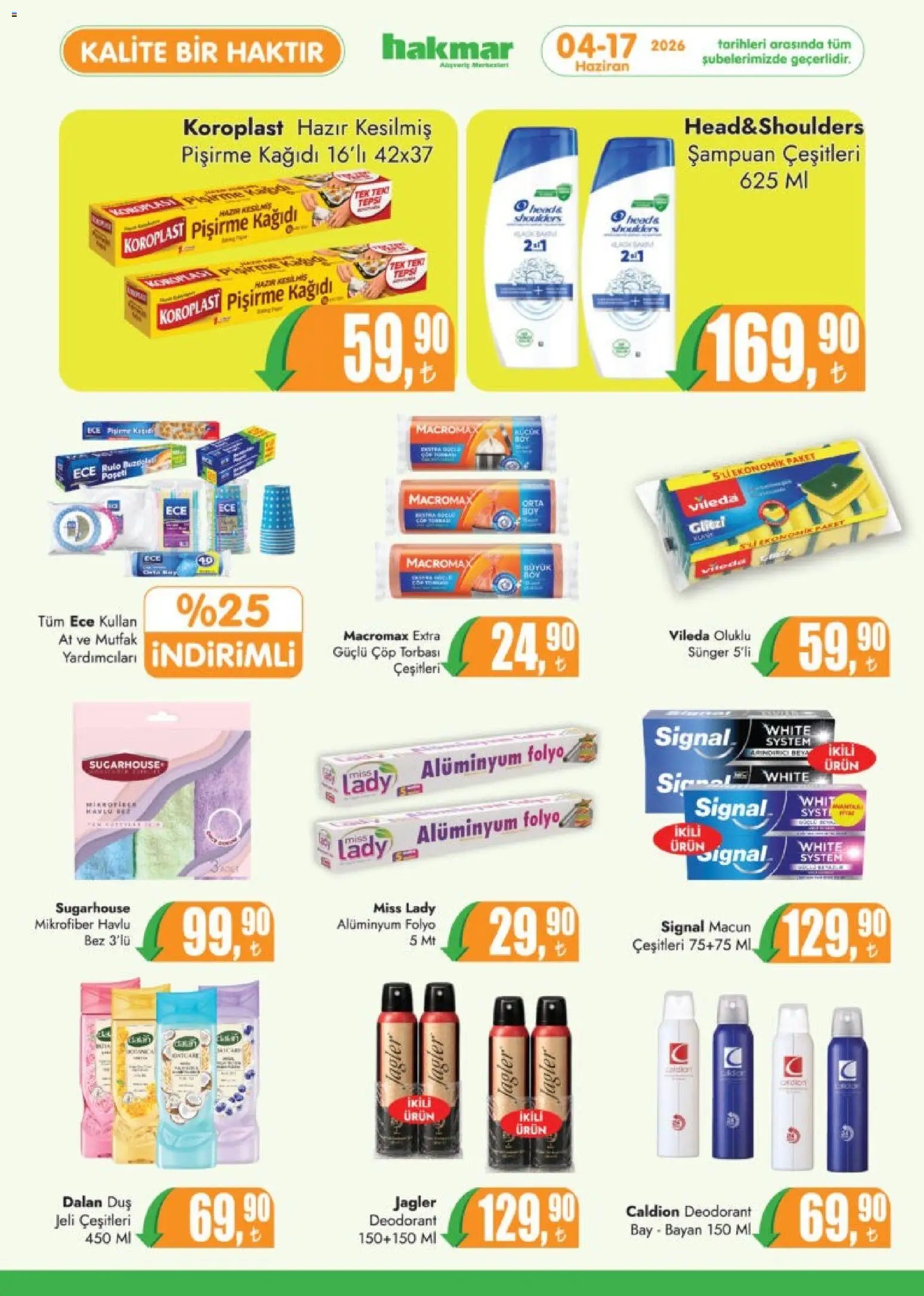 Hakmar tarihli katalog 04 0606 2026 Hakmar Katalog