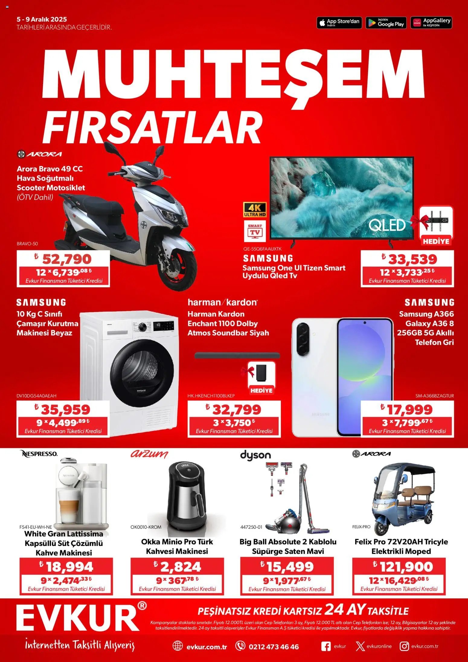Evkur tarihli katalog 05 1212 2025 Muhteşem Fırsatlar