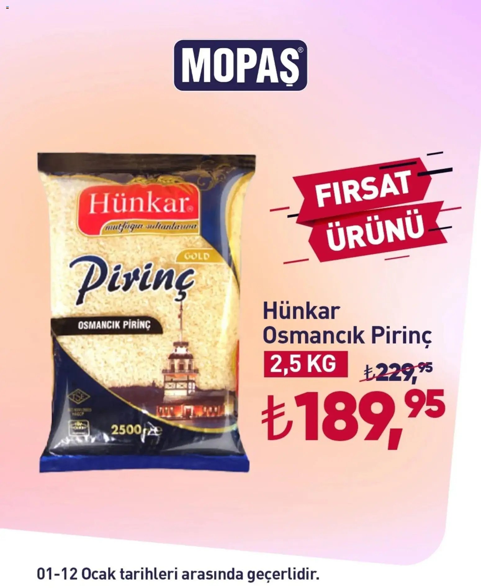 Mopaş tarihli katalog 01 0101 2026 İndirim