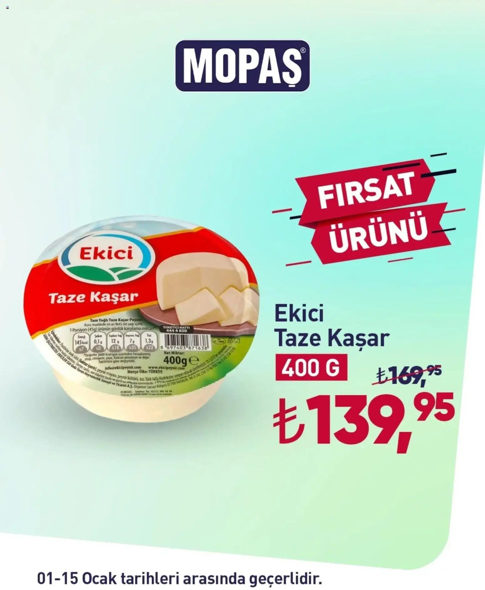 Mopaş tarihli katalog 01 0101 2026 İndirim