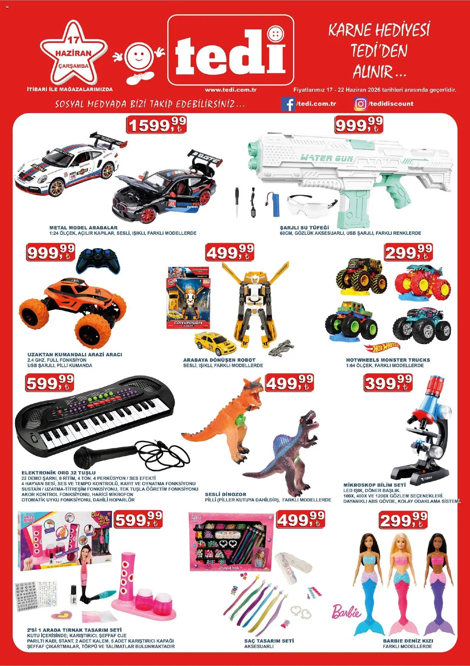 Tedi tarihli katalog 17 0606 2026 Tedi Katalog