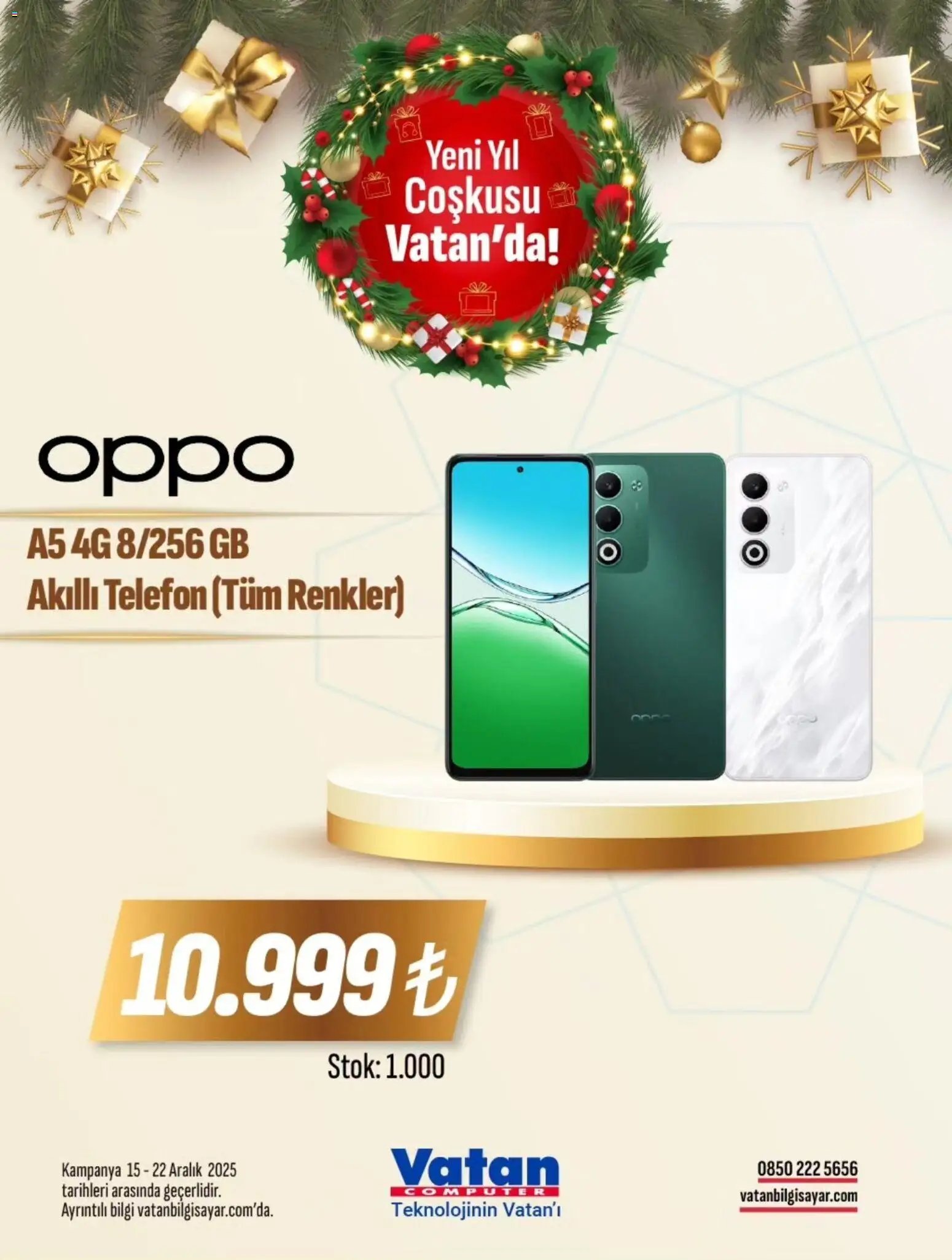 Vatan Bilgisayar tarihli katalog 15 1212 2025 İndirim