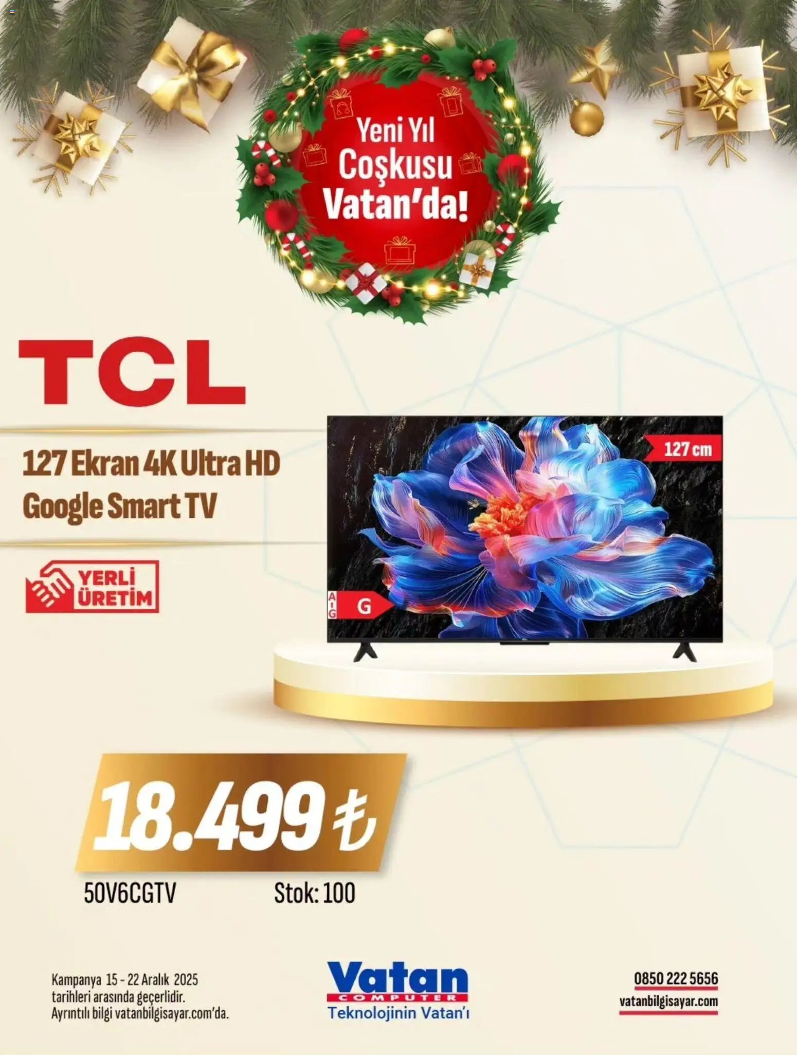 Vatan Bilgisayar tarihli katalog 15 1212 2025 İndirim