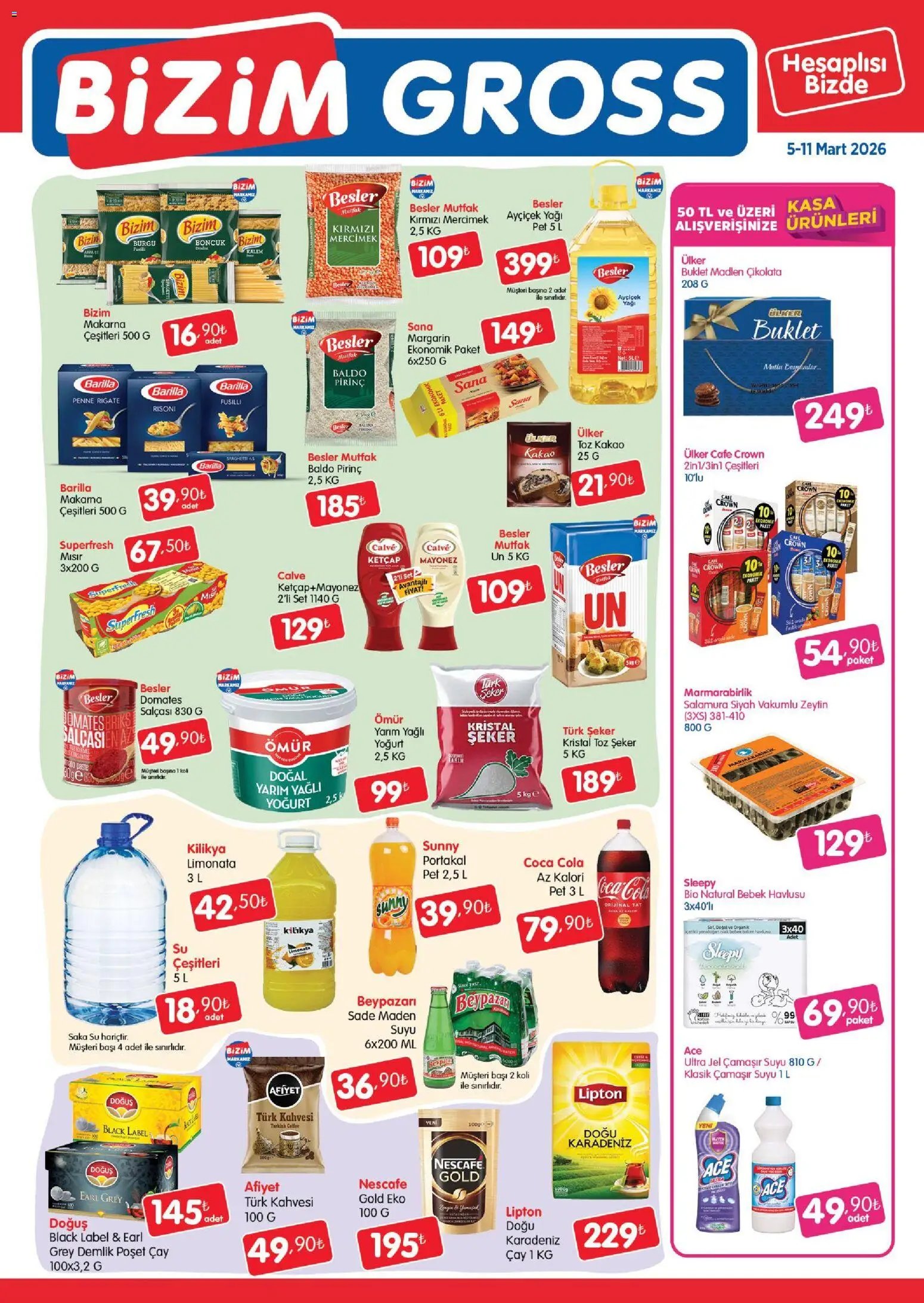 Bizim Toptan tarihli katalog 05 0303 2026 Bizim Toptan - Bizim Gross Fırsat Bülteni