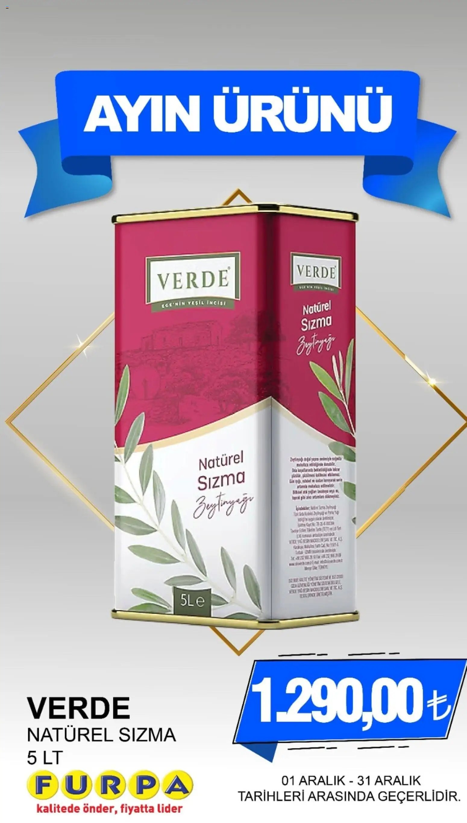 Furpa tarihli katalog 01 1212 2025 Ayın Ürünleri