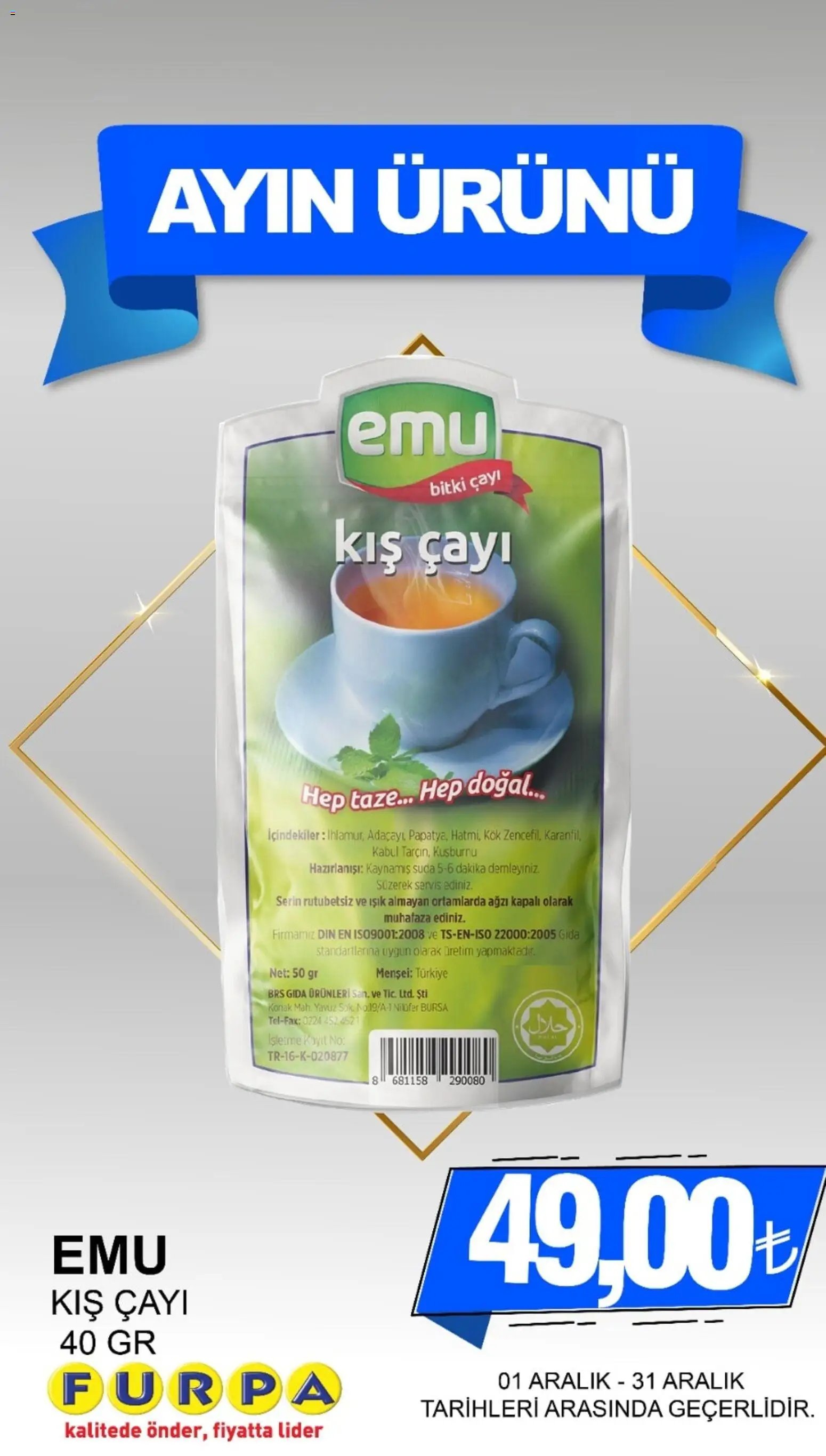 Furpa tarihli katalog 01 1212 2025 Ayın Ürünleri