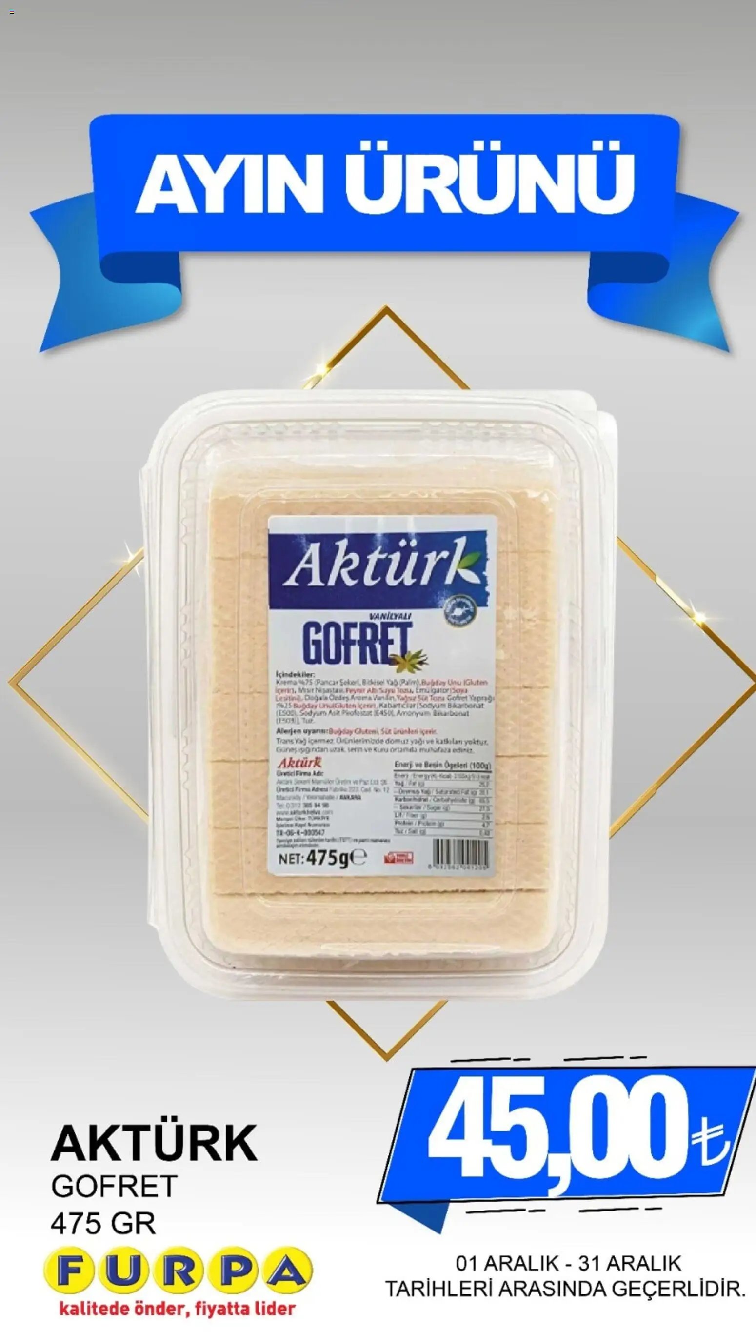 Furpa tarihli katalog 01 1212 2025 Ayın Ürünleri