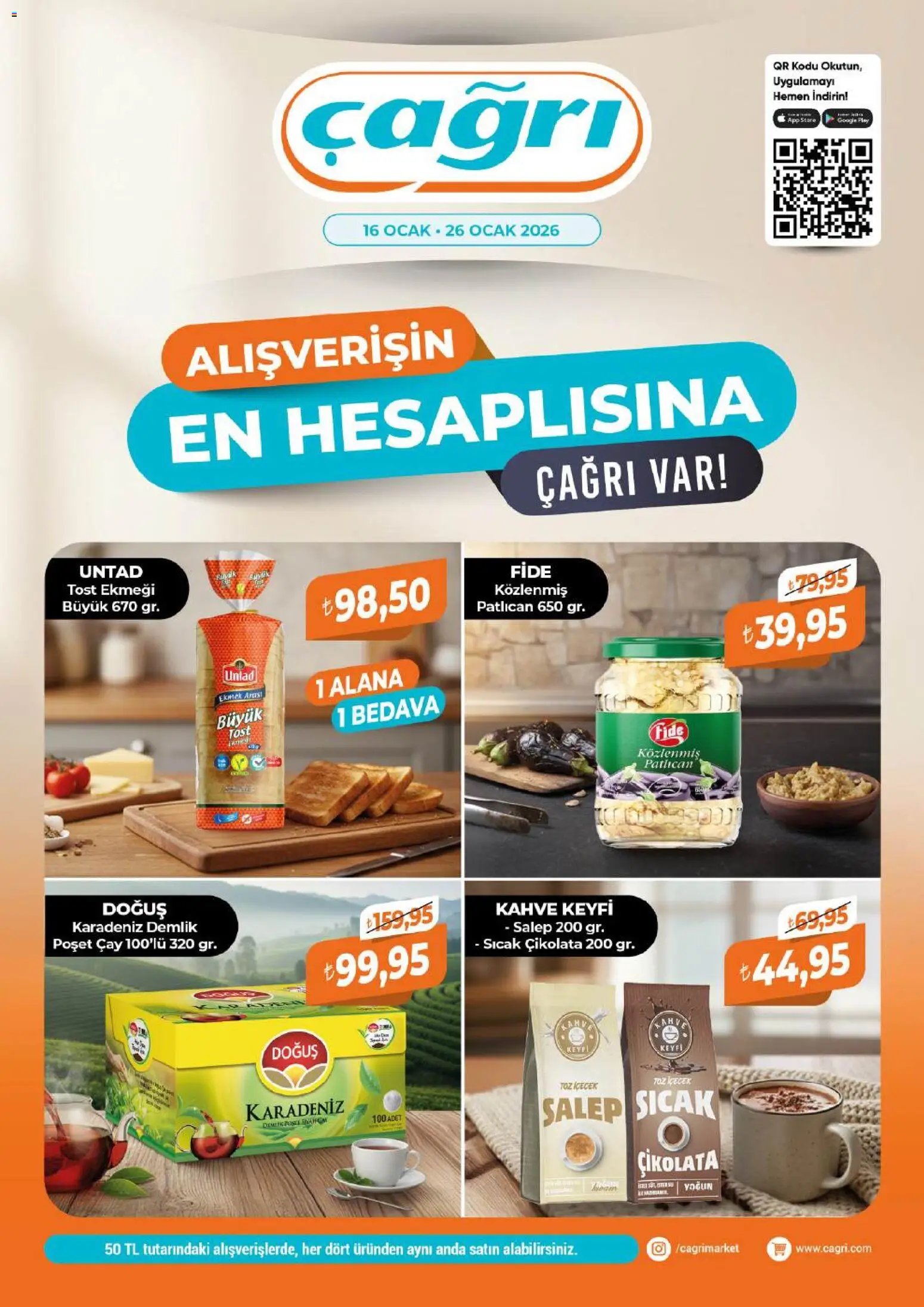 Çağrı Market tarihli katalog 16 0101 2026 Katalog