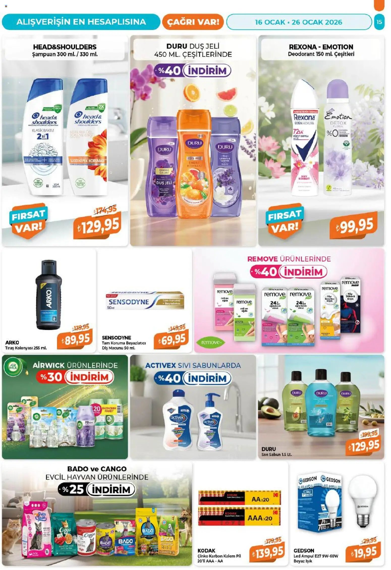 Çağrı Market tarihli katalog 16 0101 2026 Katalog