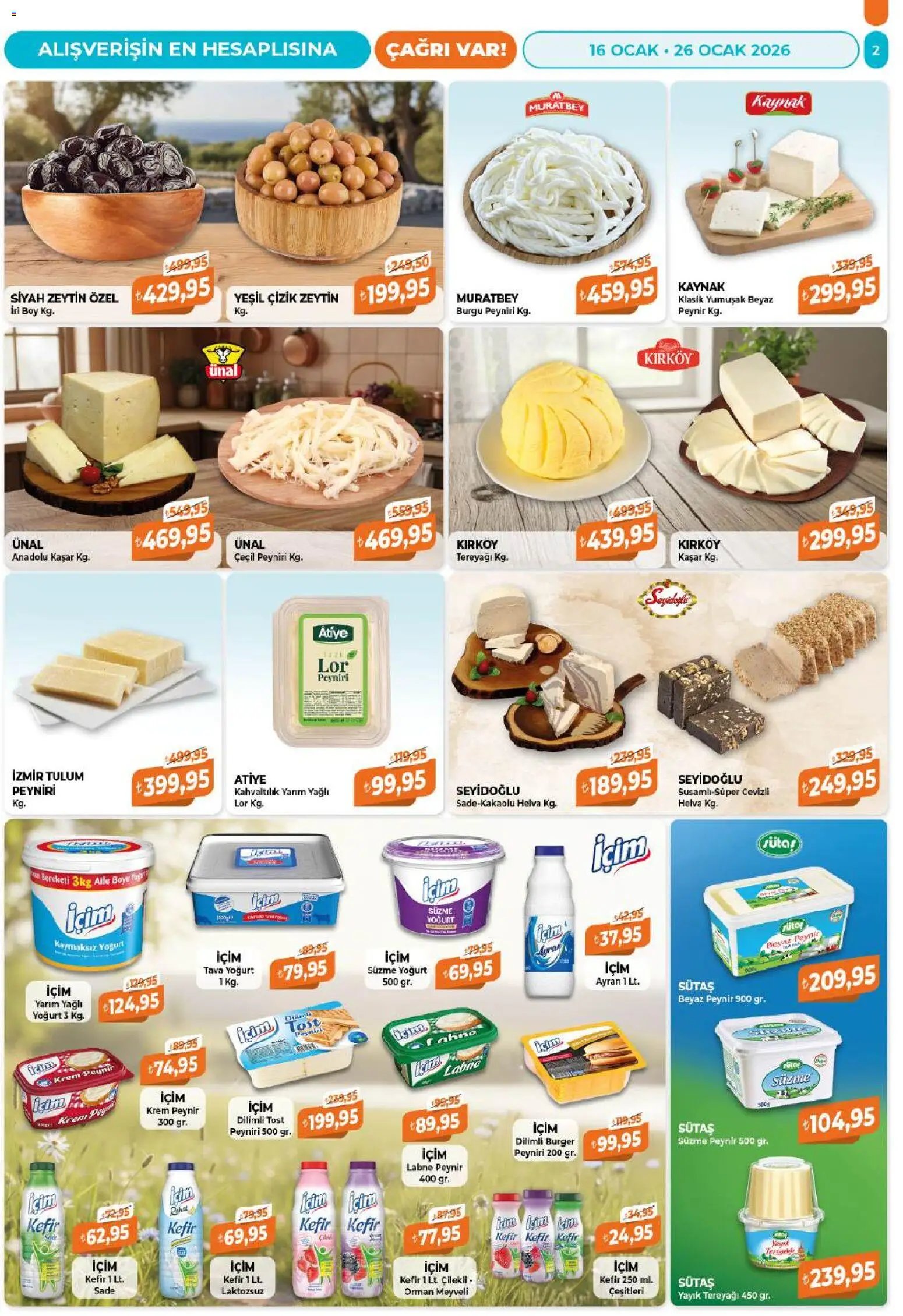 Çağrı Market tarihli katalog 16 0101 2026 Katalog