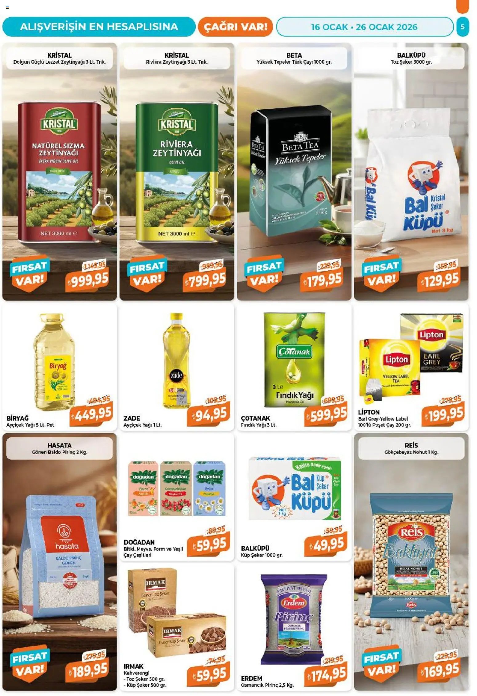 Çağrı Market tarihli katalog 16 0101 2026 Katalog