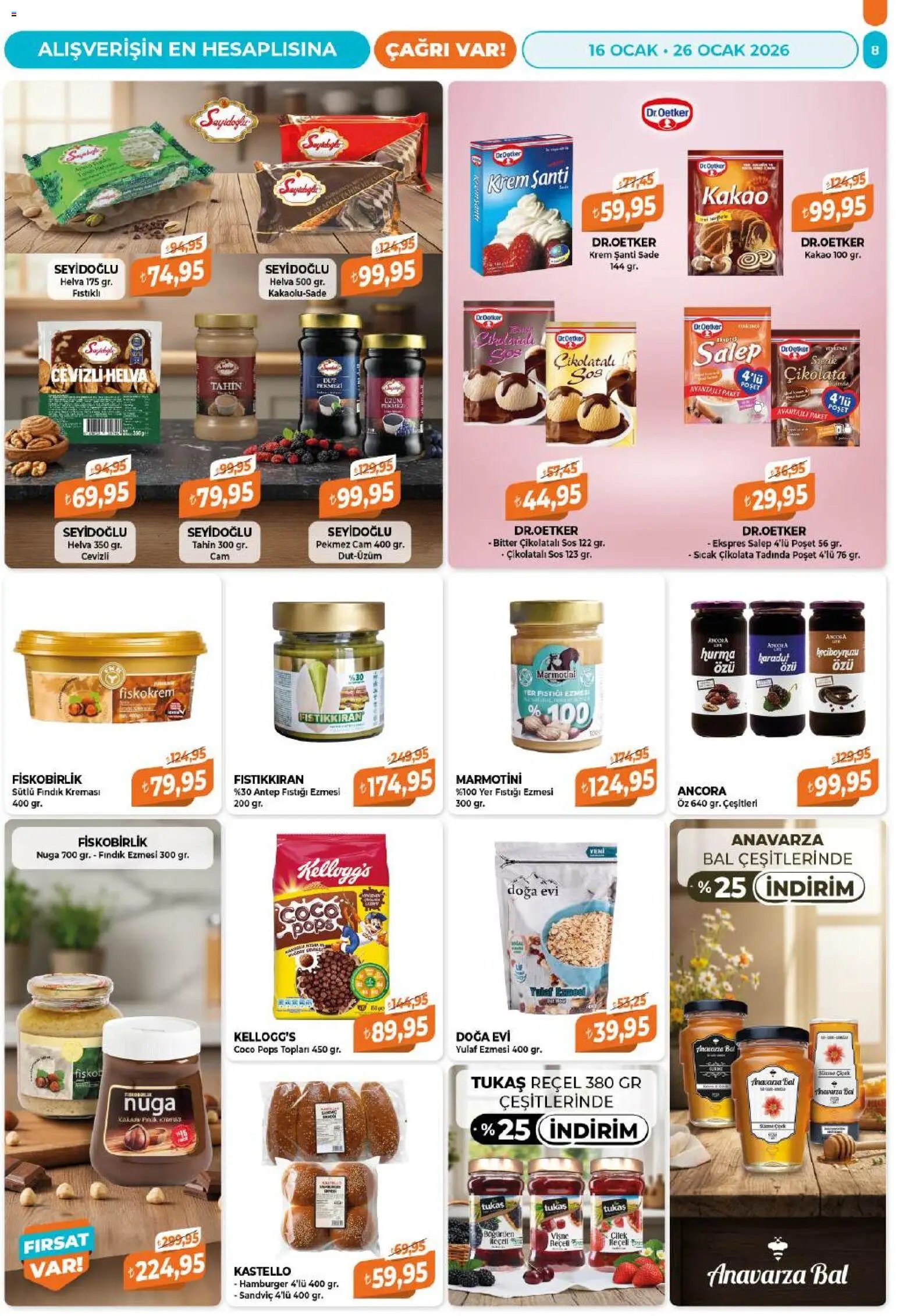 Çağrı Market tarihli katalog 16 0101 2026 Katalog