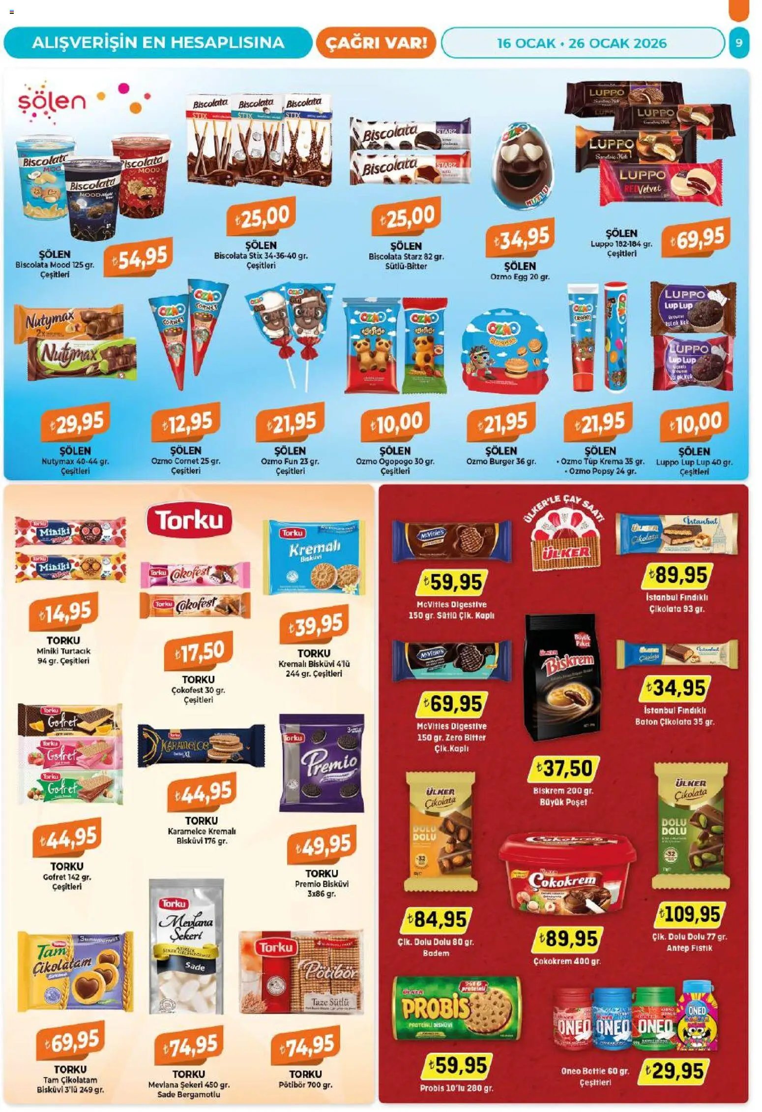 Çağrı Market tarihli katalog 16 0101 2026 Katalog