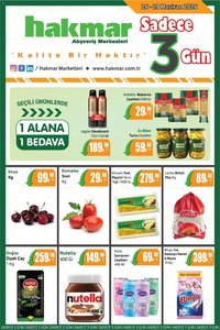 Hakmar tarihli katalog 26 0606 2026 Hakmar - Katalog Sadece 3 Gün